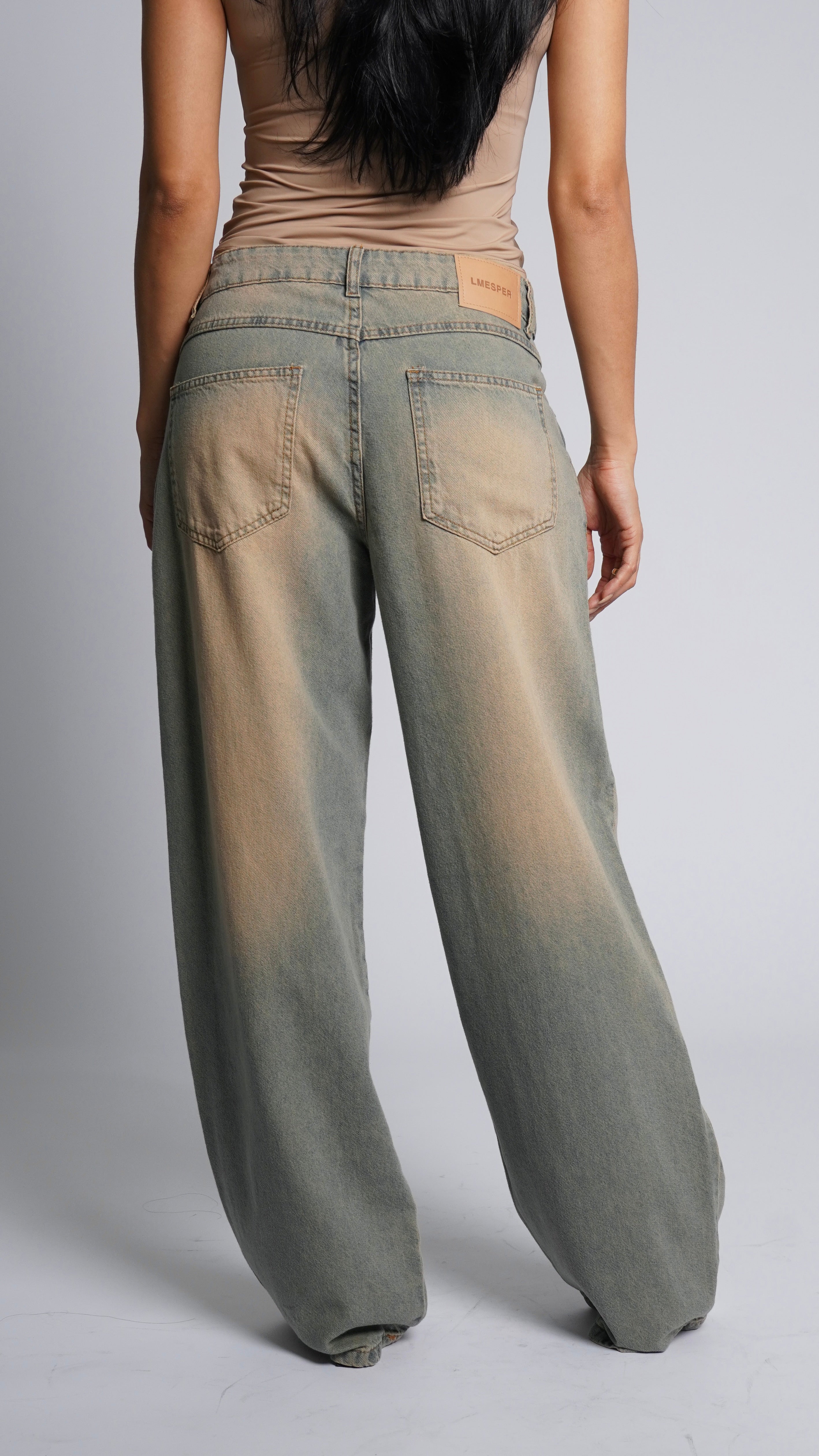 CALÇA JEANS OVERSIZED DESERT MIRAGE
