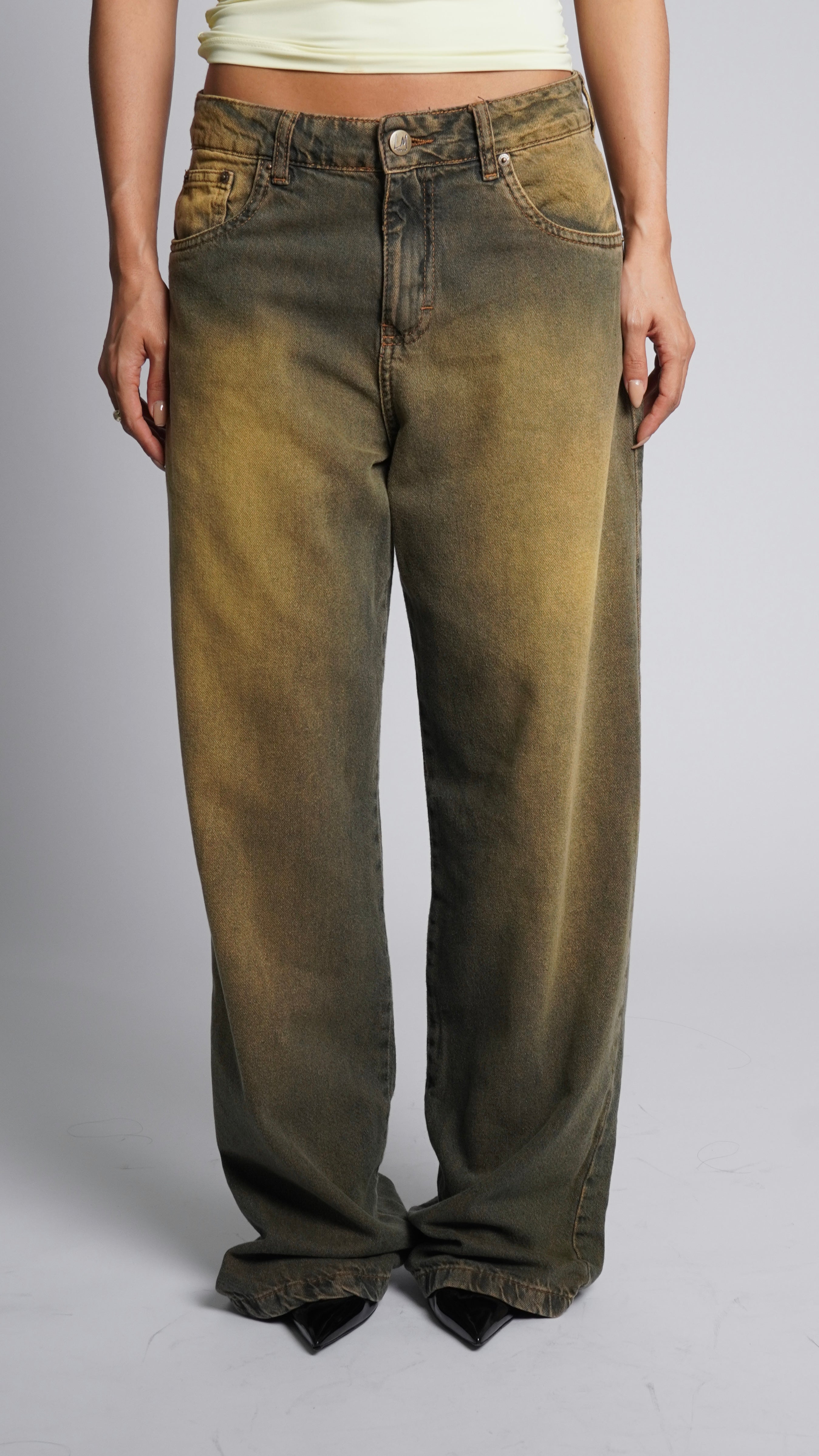 CALÇA JEANS OVERSIZED BRASIL