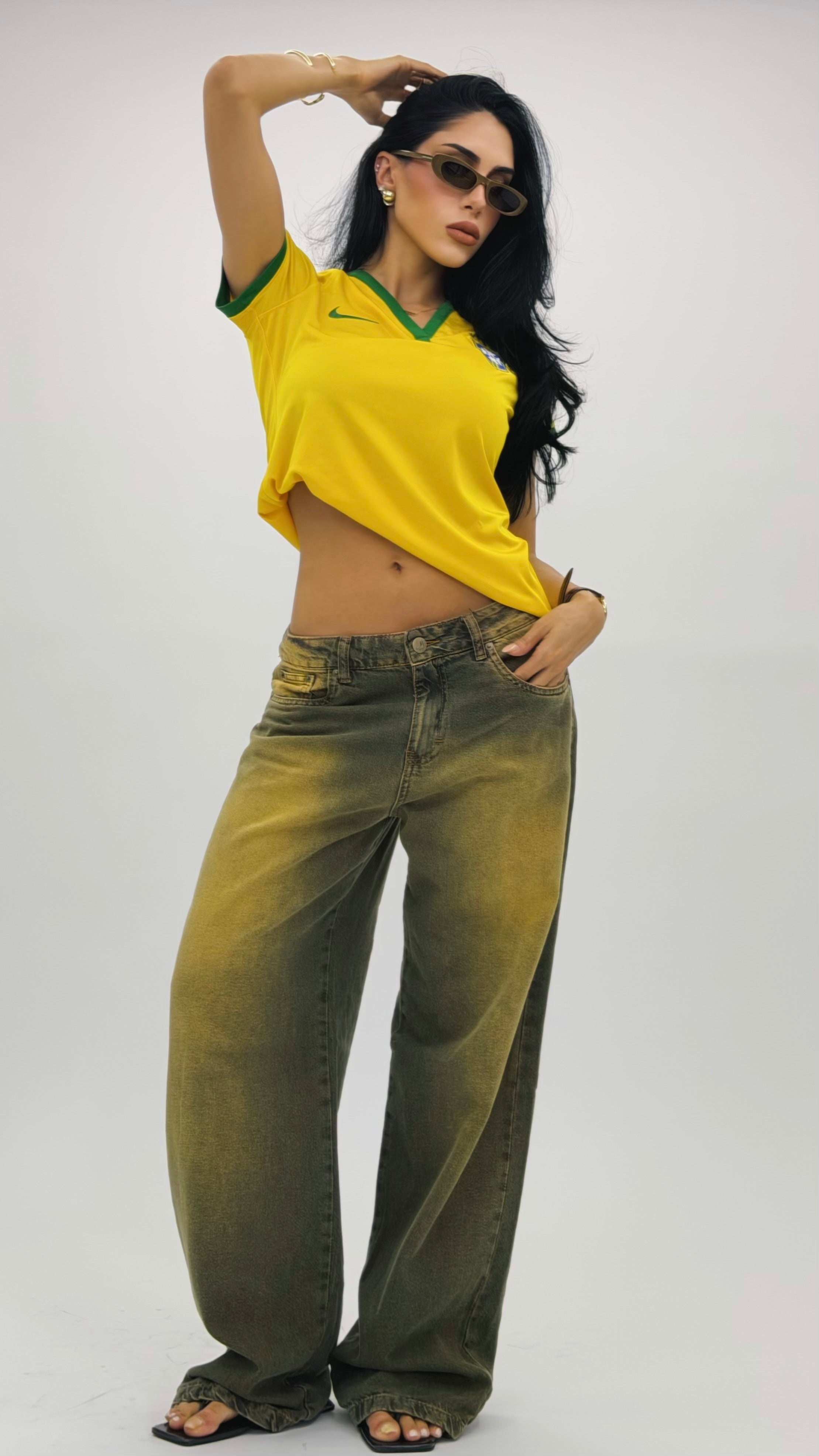 CALÇA JEANS OVERSIZED BRASIL