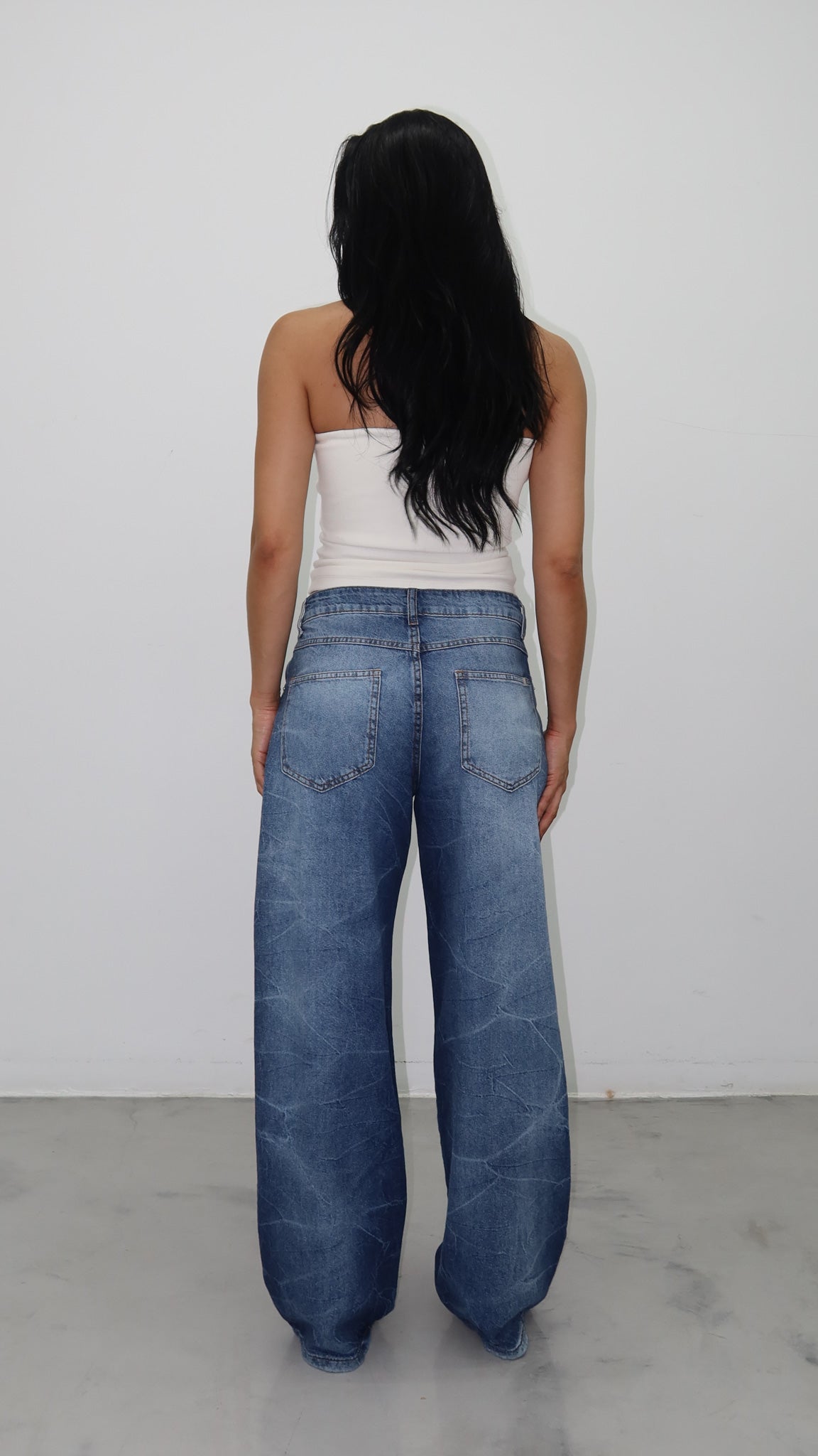 CALÇA JEANS OVERSIZED WAVES