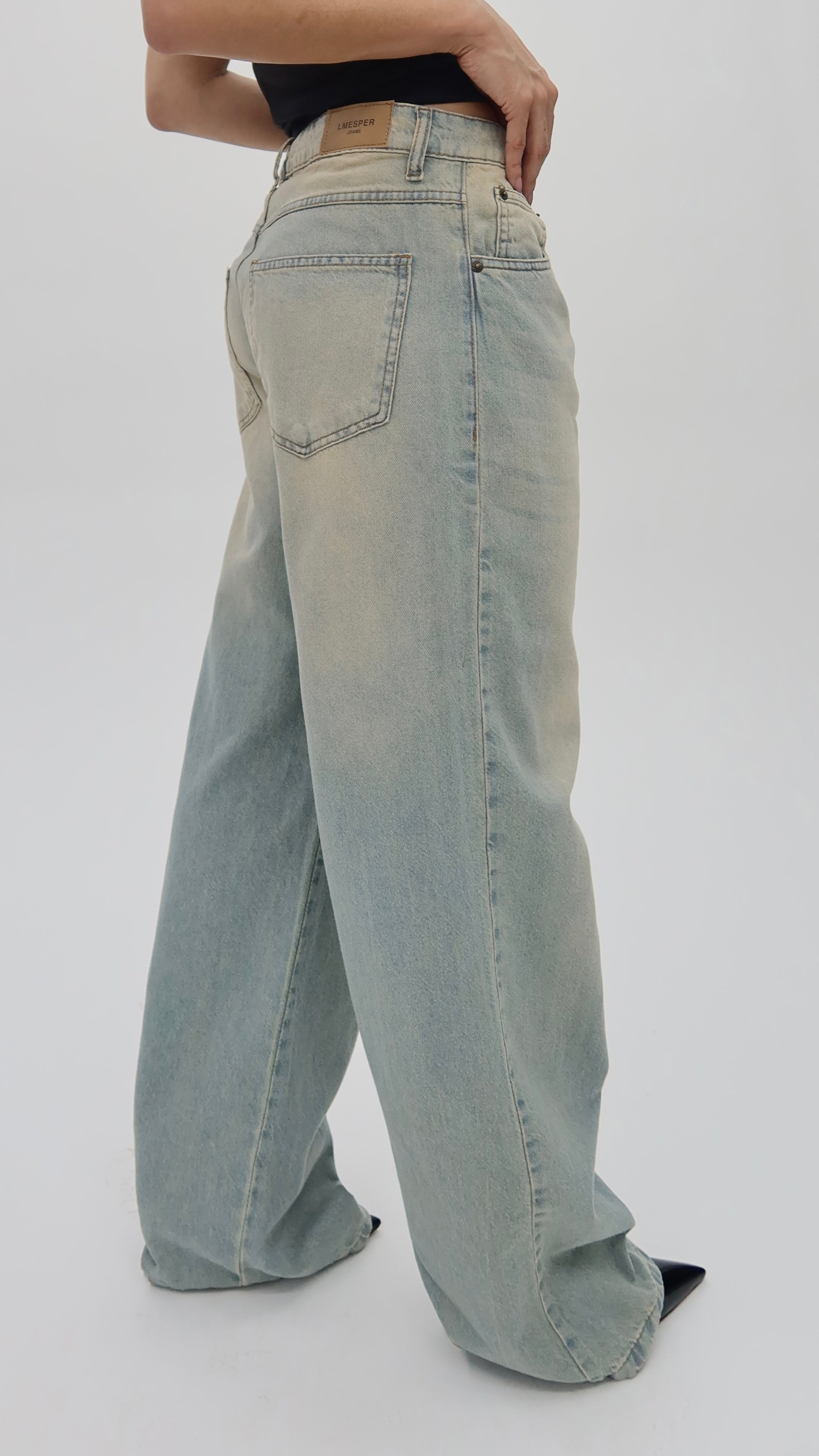 CALÇA JEANS OVERSIZED Y2K