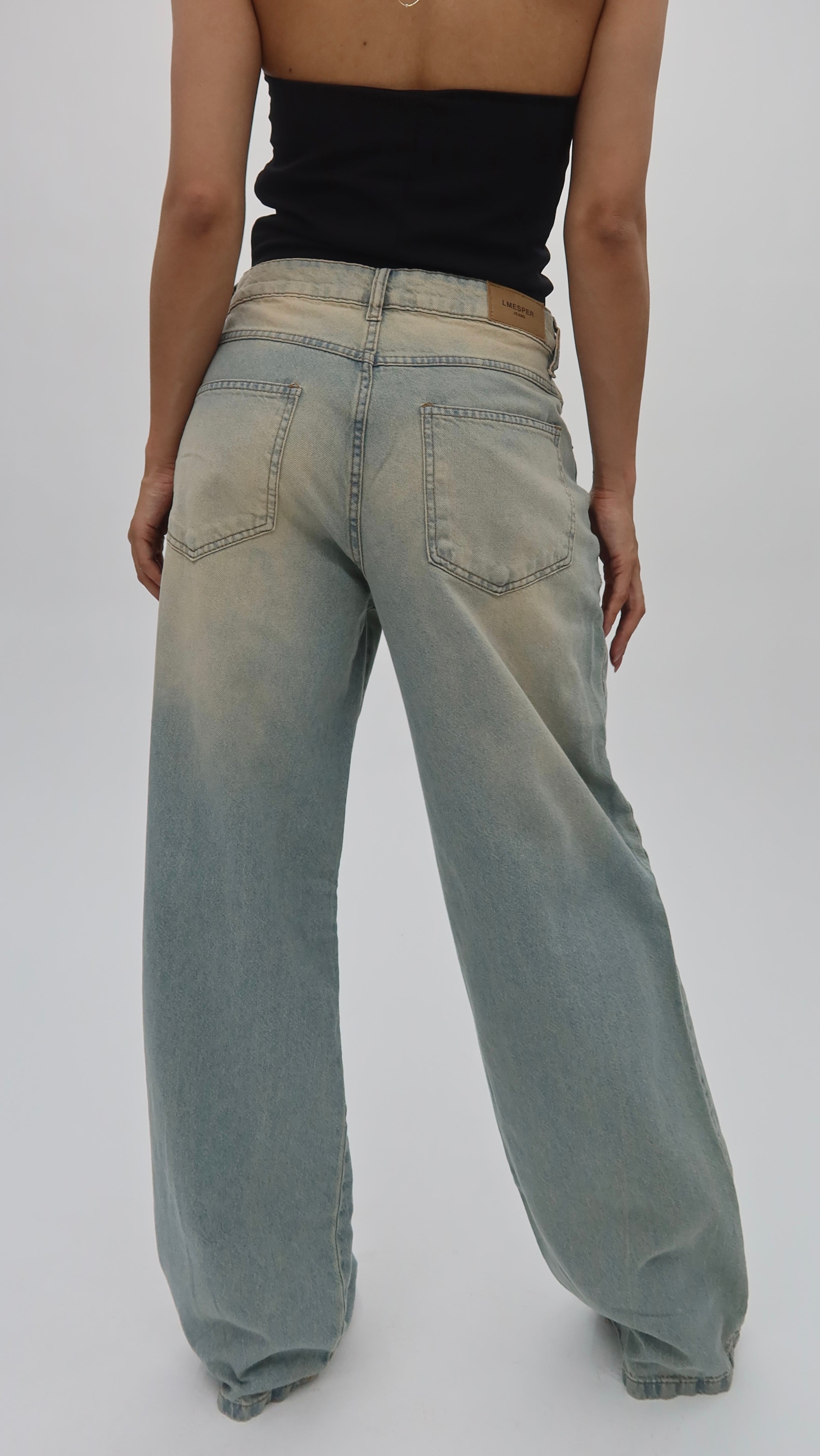 CALÇA JEANS OVERSIZED Y2K