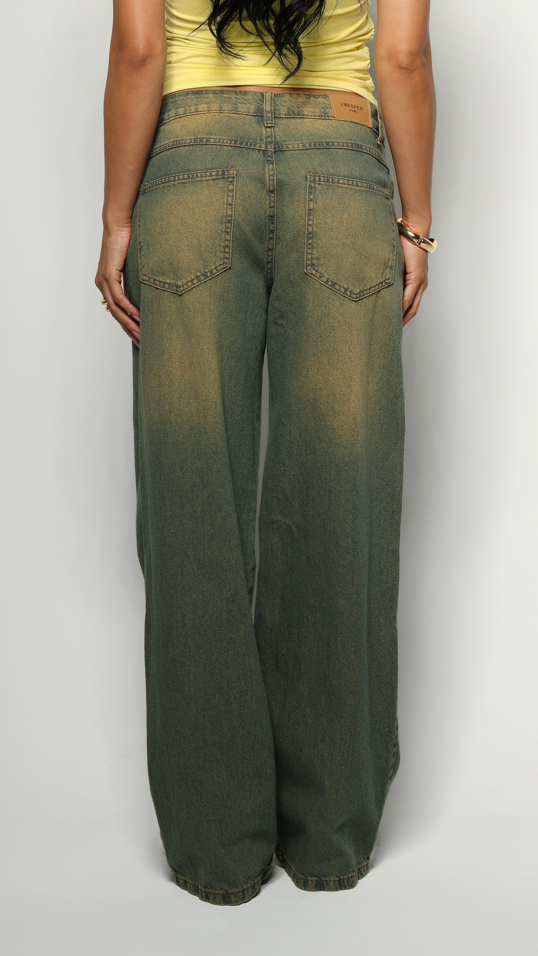 CALÇA JEANS OVERSIZED GARDEN