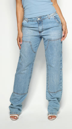 CALÇA JEANS URBAN BLUE DENIM
