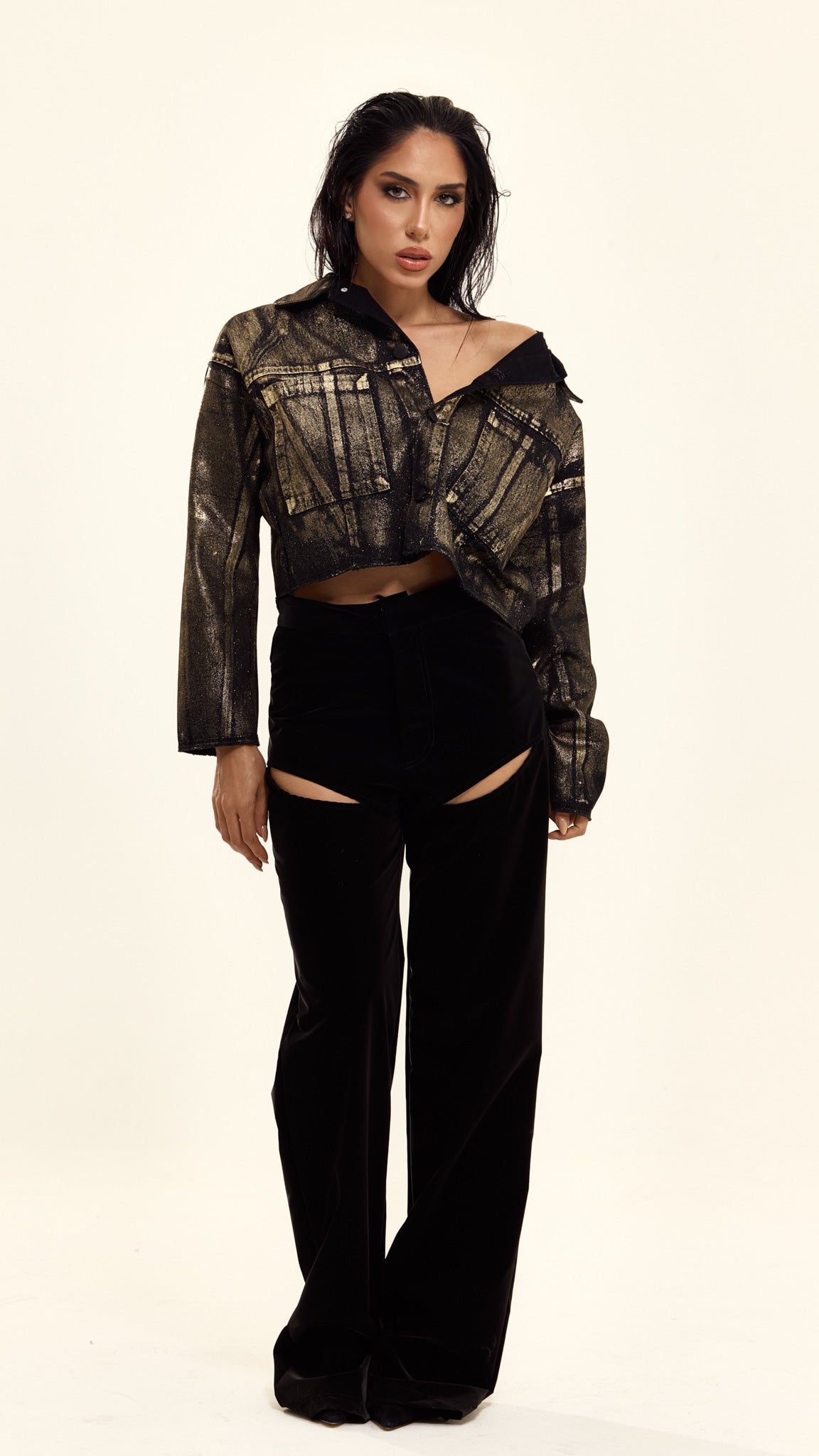 JAQUETA JEANS PREMIUM GOLD