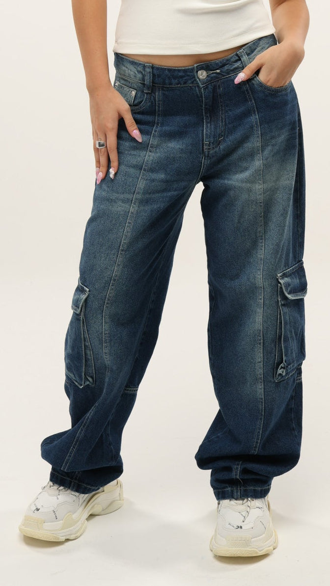 CALÇA JEANS SKATER DARK VINTAGE