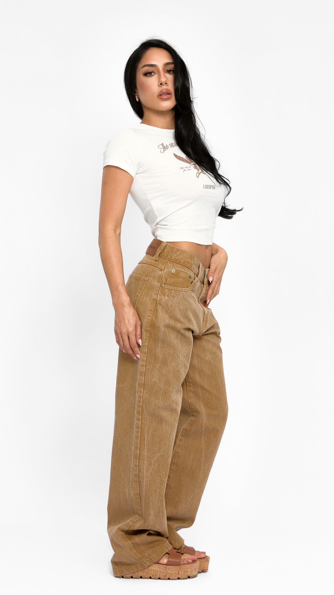 CALÇA JEANS OVERSIZED WOOD