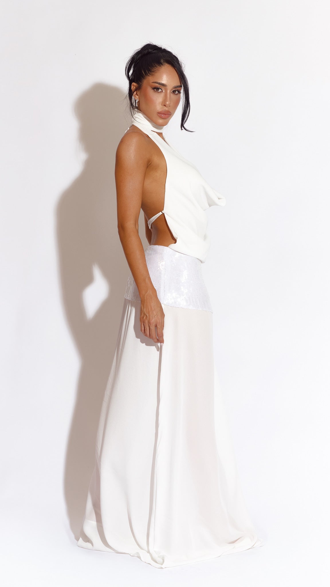 VESTIDO LONGO AFTERGLOW BRANCO