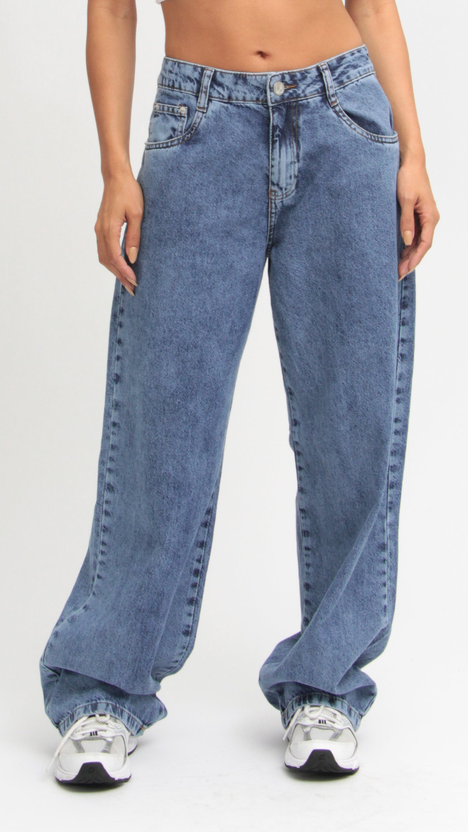 CALÇA JEANS OVERSIZED CLASSIC