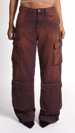 CALÇA JEANS POCKET CINNAMON