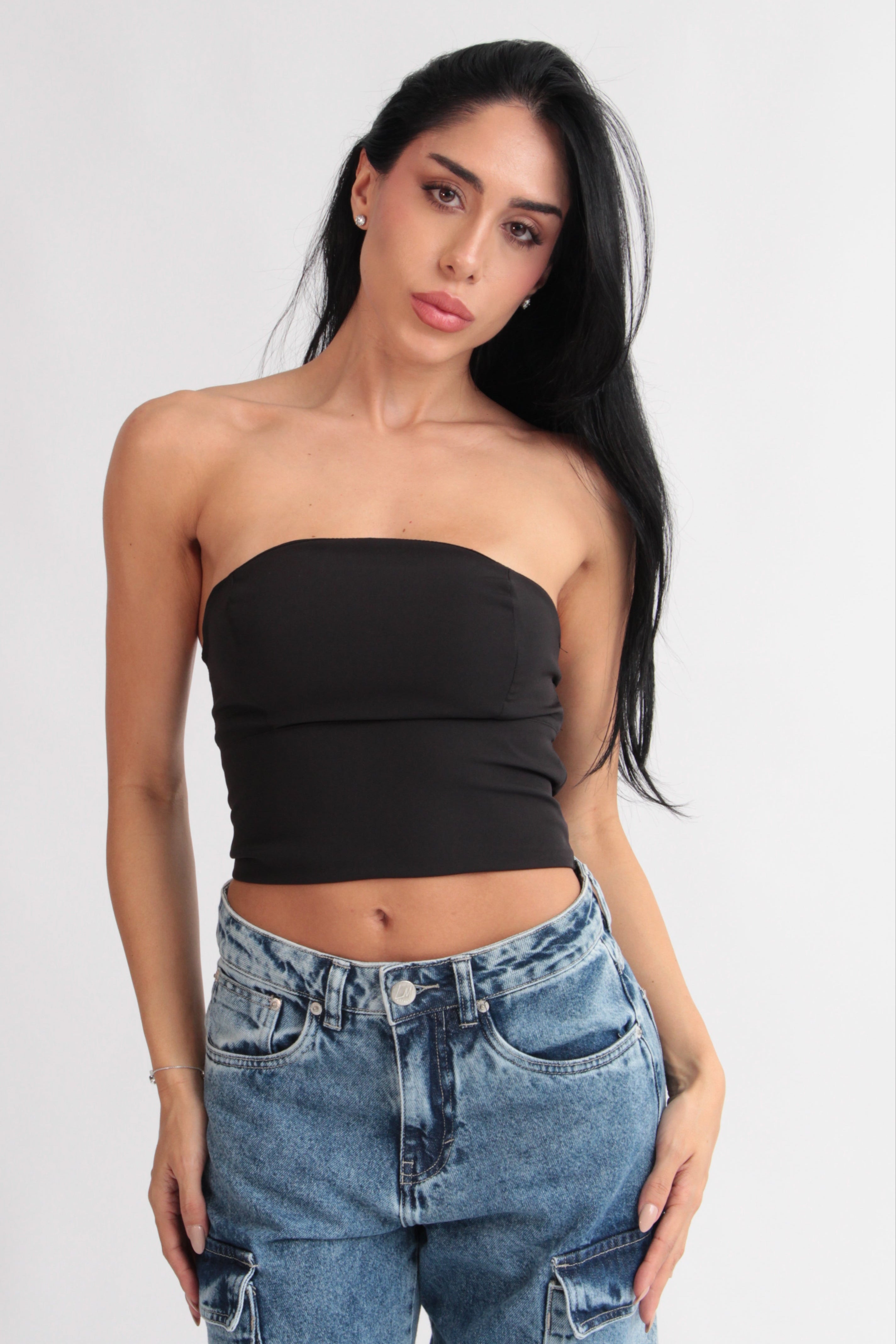 CROPPED ALFAIATARIA SEASON PRETO