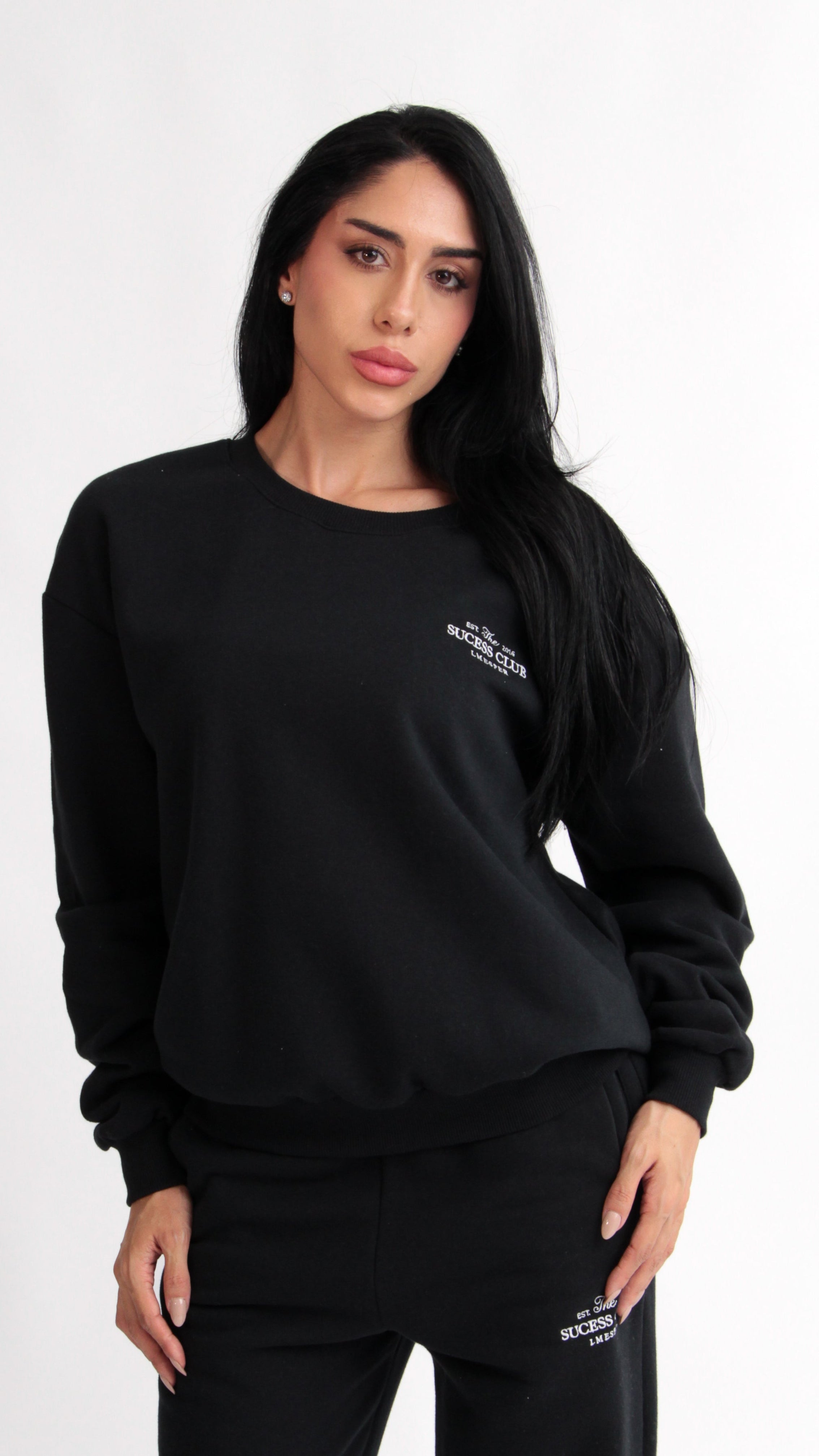 BLUSA MOLETOM PRETA