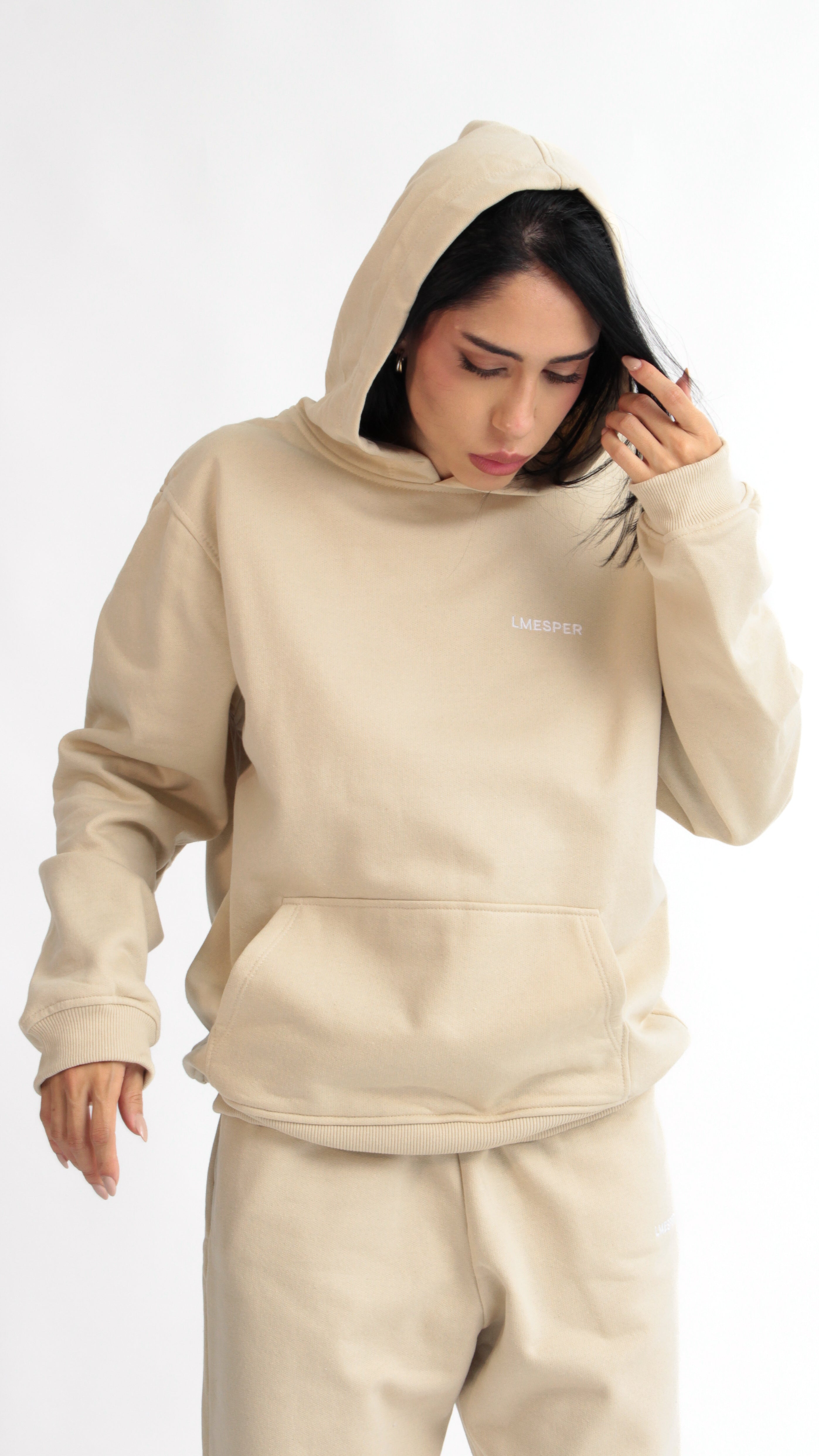 BLUSA MOLETOM URBAN BEGE