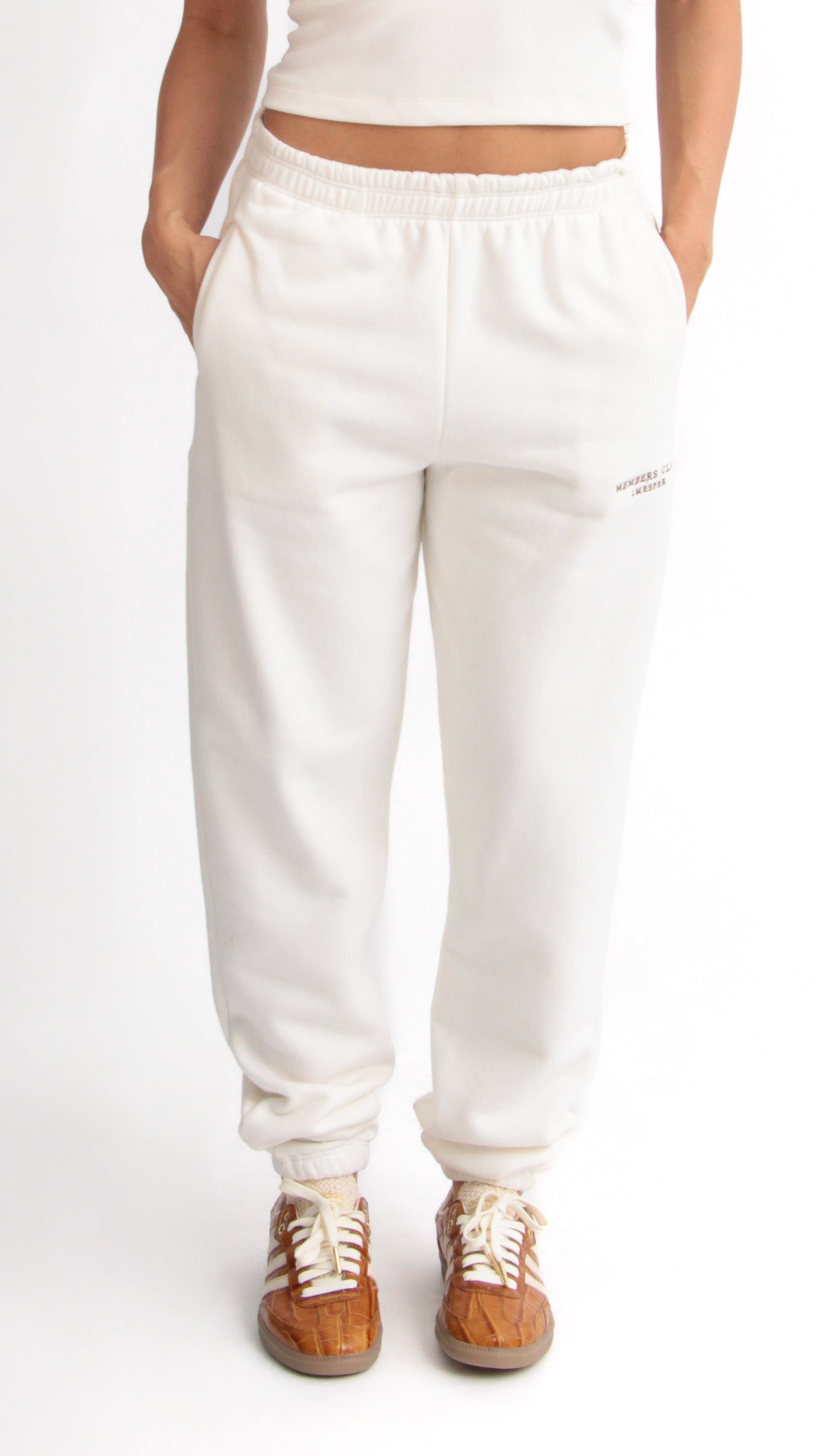 CALÇA MOLETOM OFF WHITE