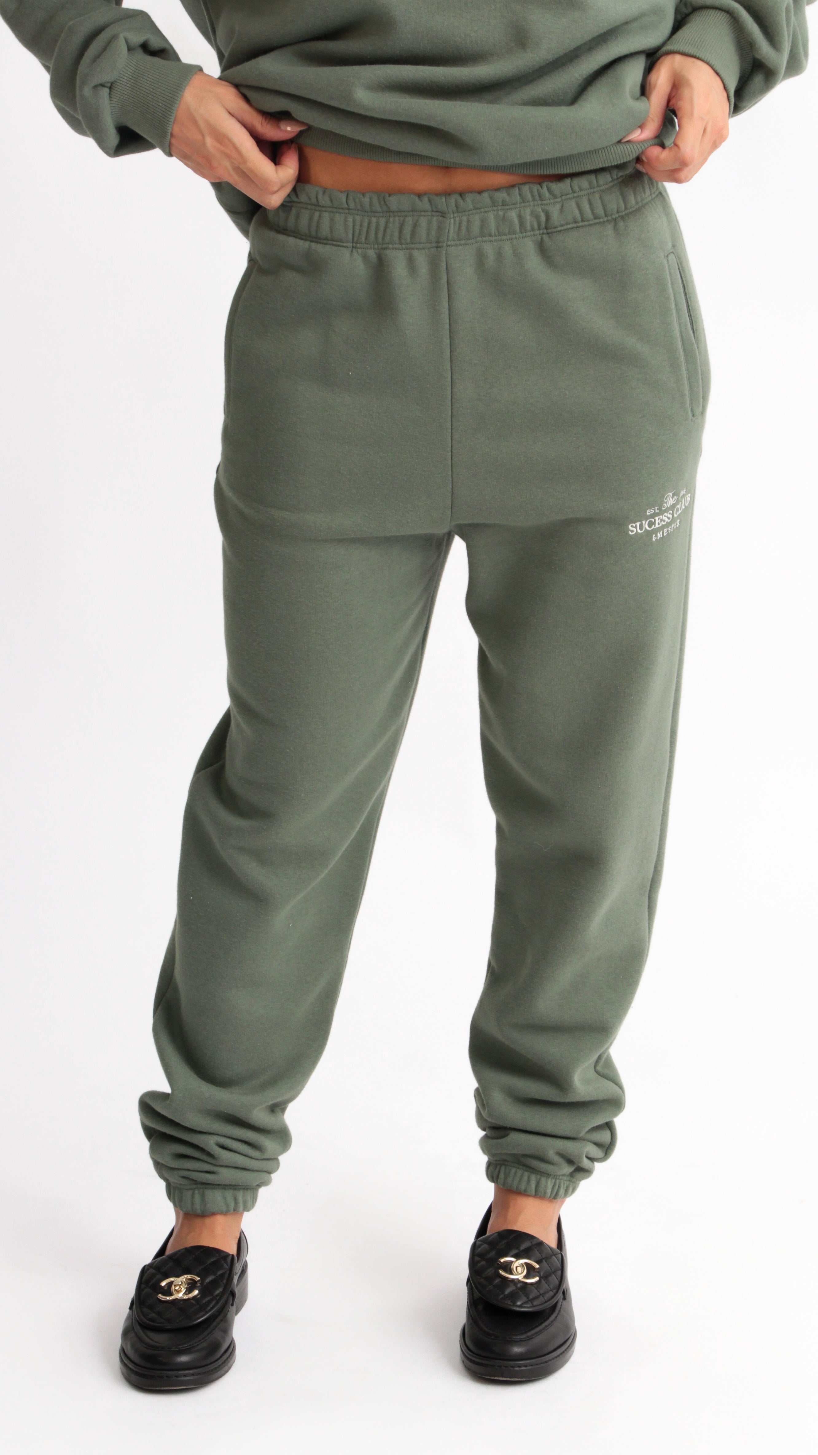 CALÇA MOLETOM VERDE