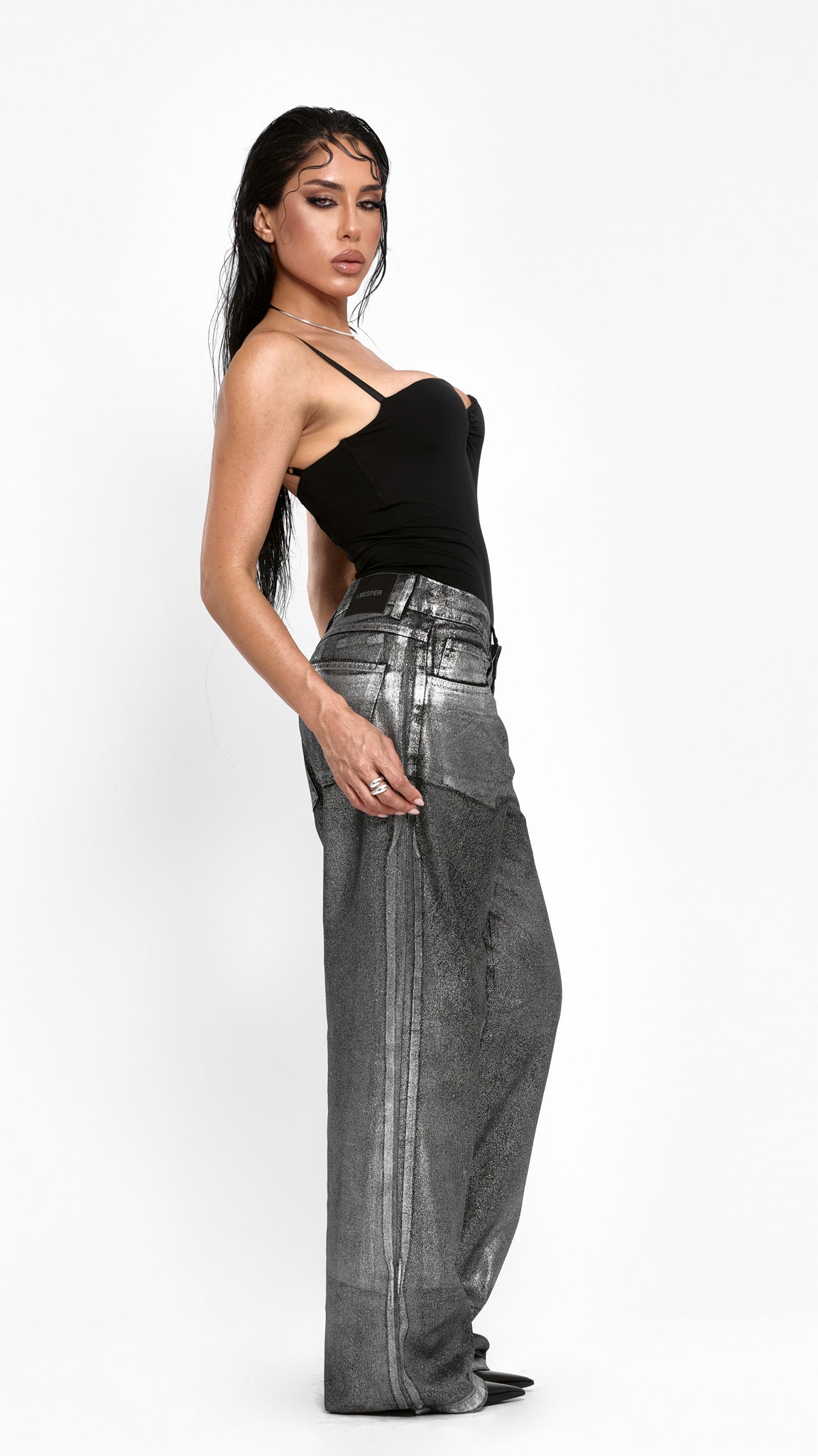 CALÇA JEANS SILVER