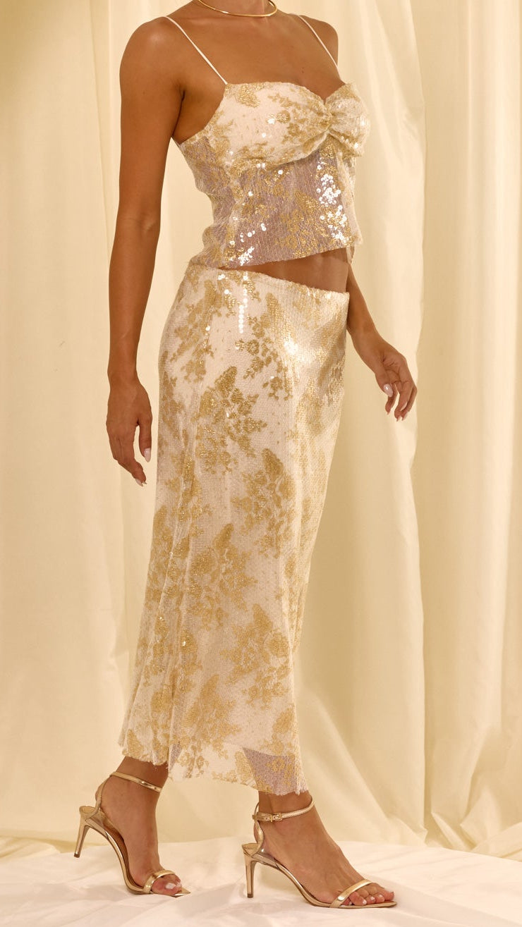 SAIA MIDI PAETÊ DIVINE