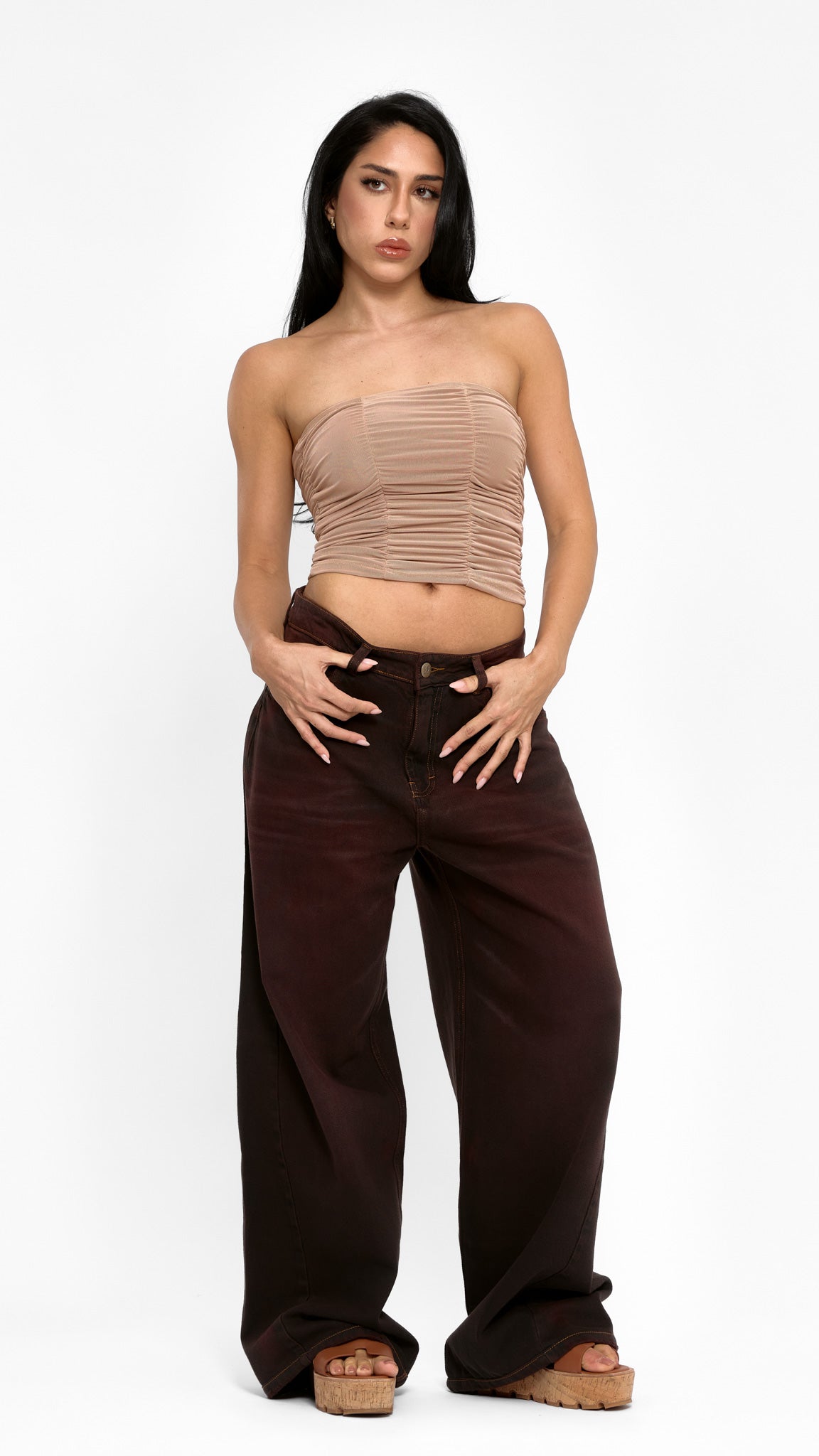 CROPPED TULE NUDE