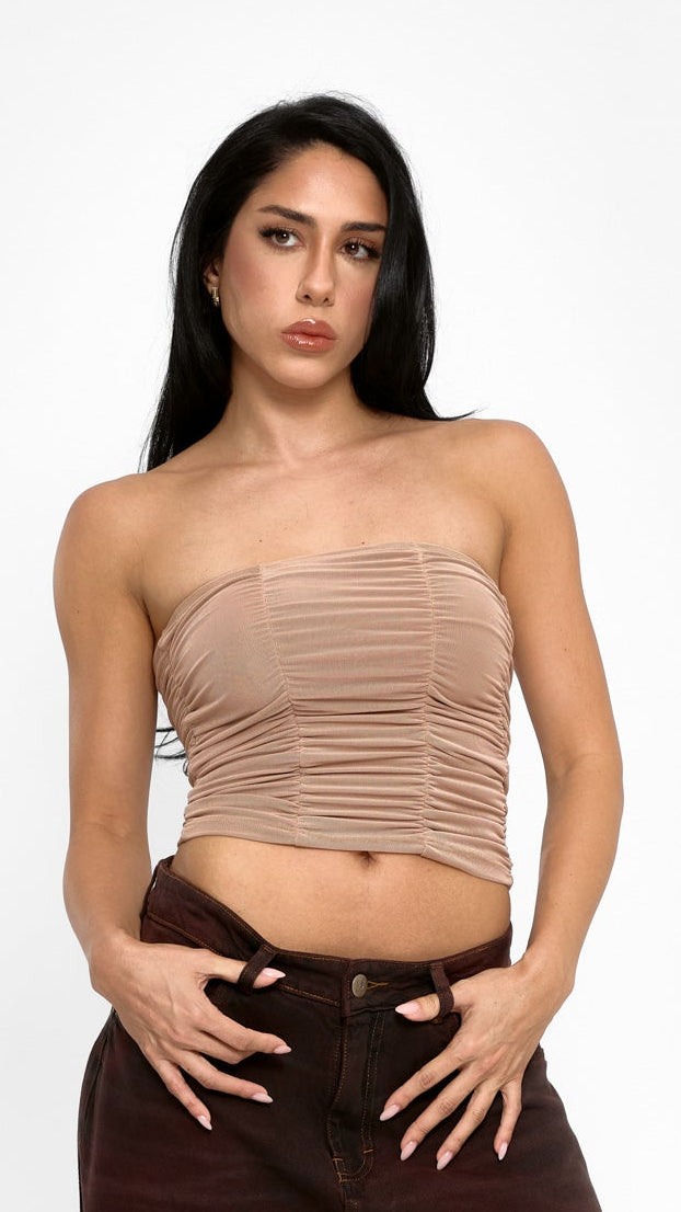 CROPPED TULE NUDE