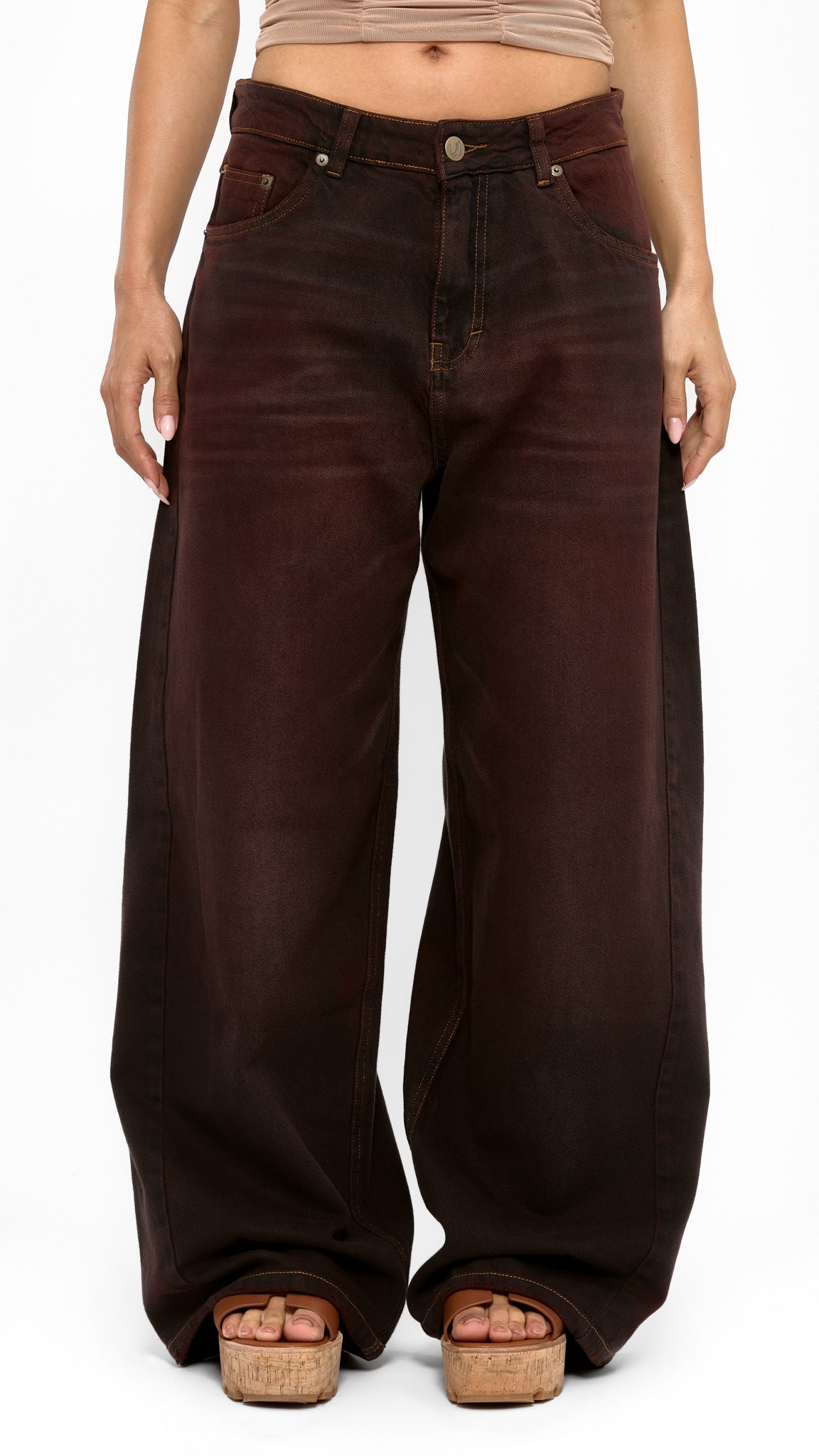 CALÇA JEANS BAGGY AVELÃ