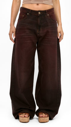 CALÇA JEANS BAGGY AVELÃ