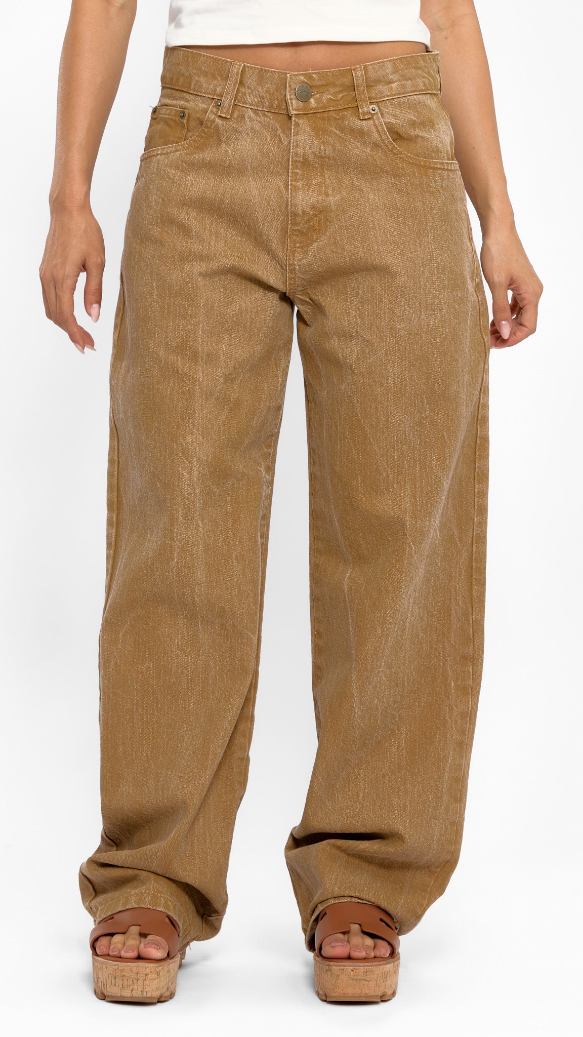 CALÇA JEANS OVERSIZED WOOD