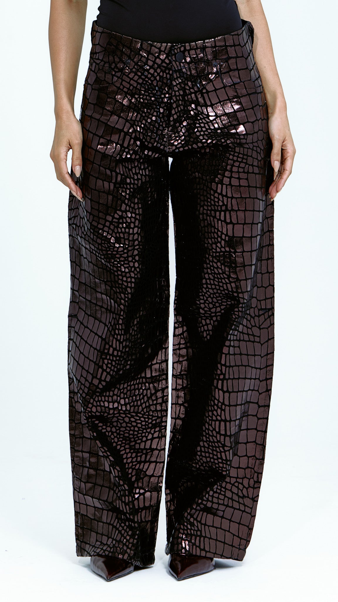 CALÇA JEANS PREMIUM CROCO BLACKBERRY