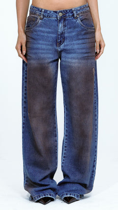 CALÇA JEANS OVERSIZED MUDDY