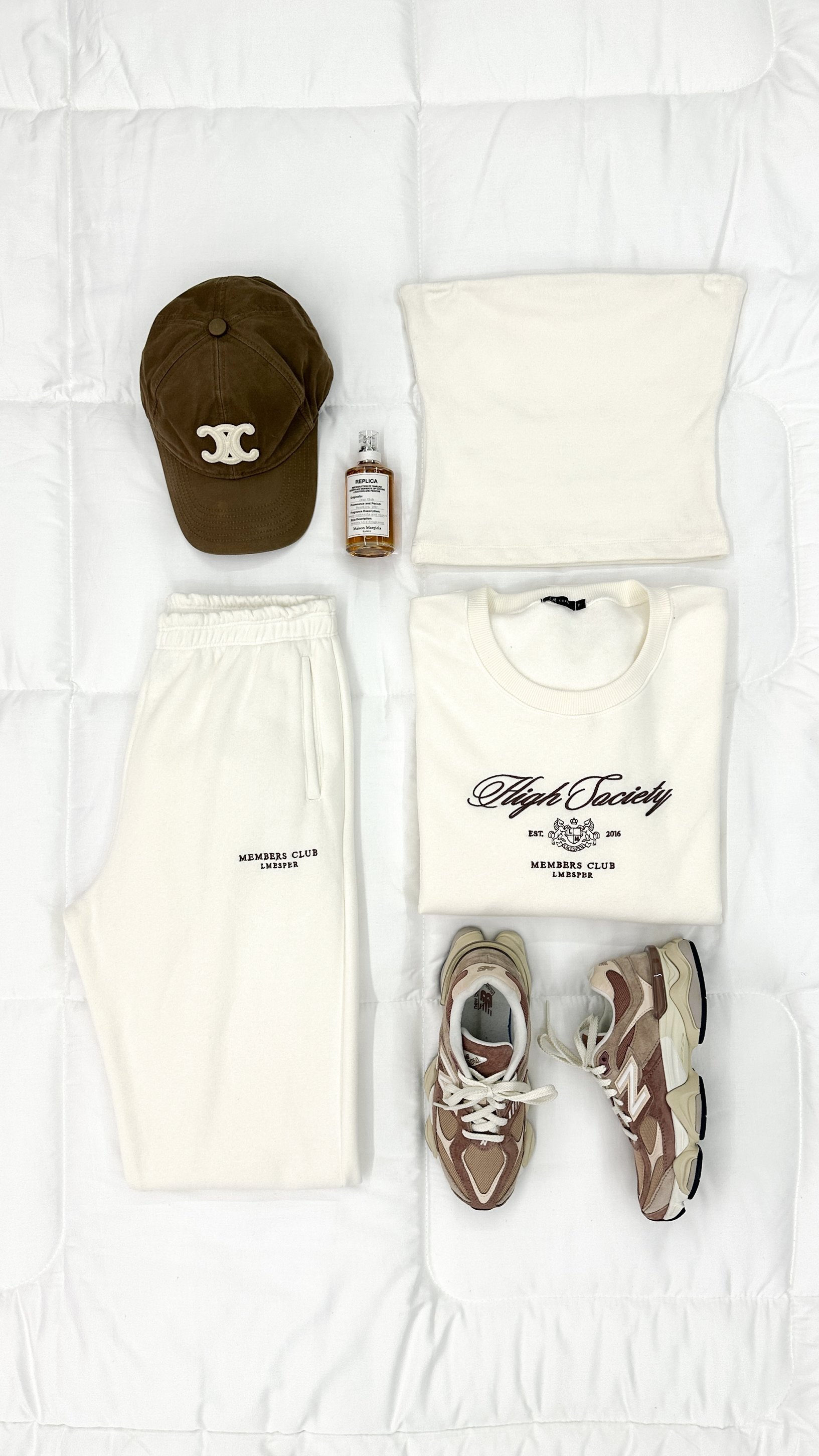 CALÇA MOLETOM OFF WHITE