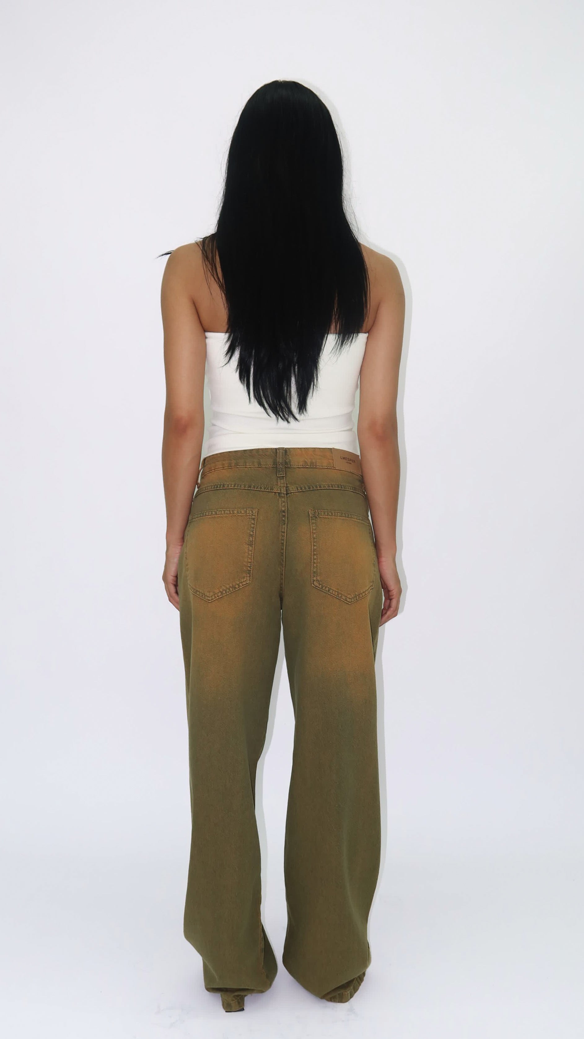 CALÇA JEANS OVERSIZED RUSTIC