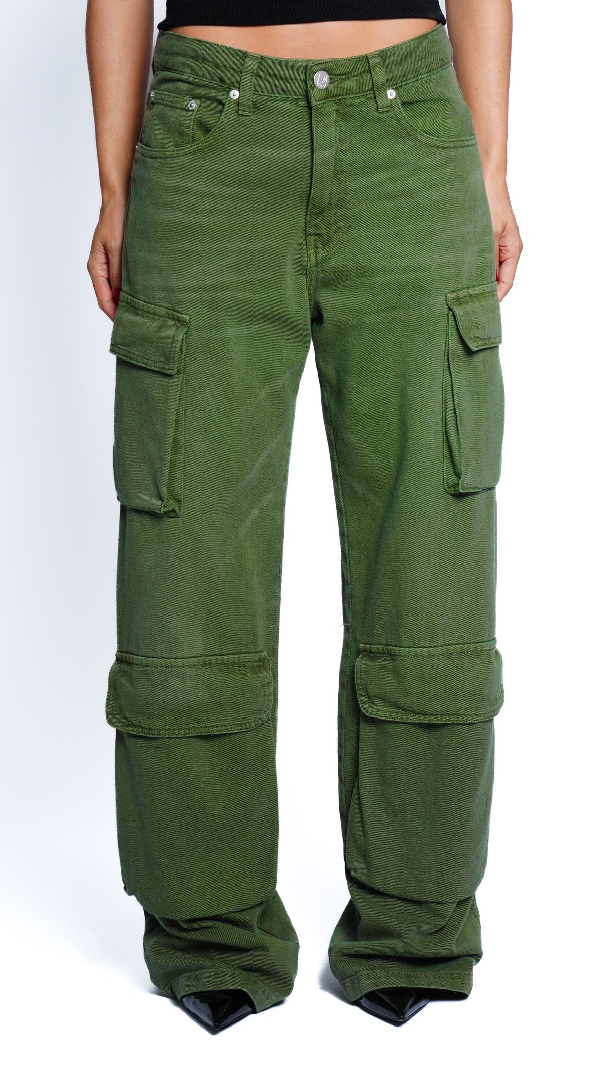 CALÇA JEANS POCKET OLIVE