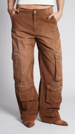 CALÇA SARJA CARGO NUT