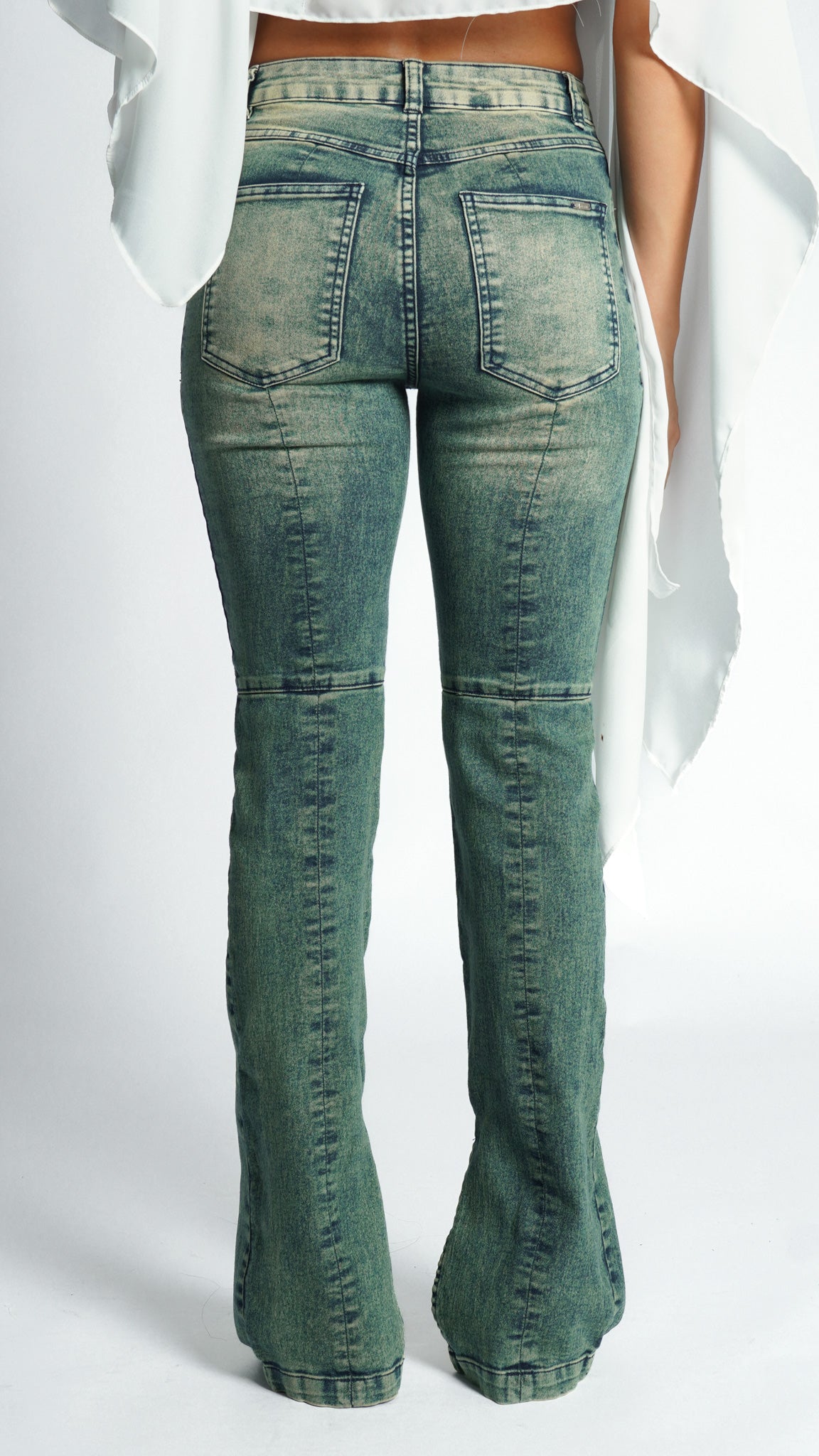 CALÇA JEANS BOOTCUT MERMAID