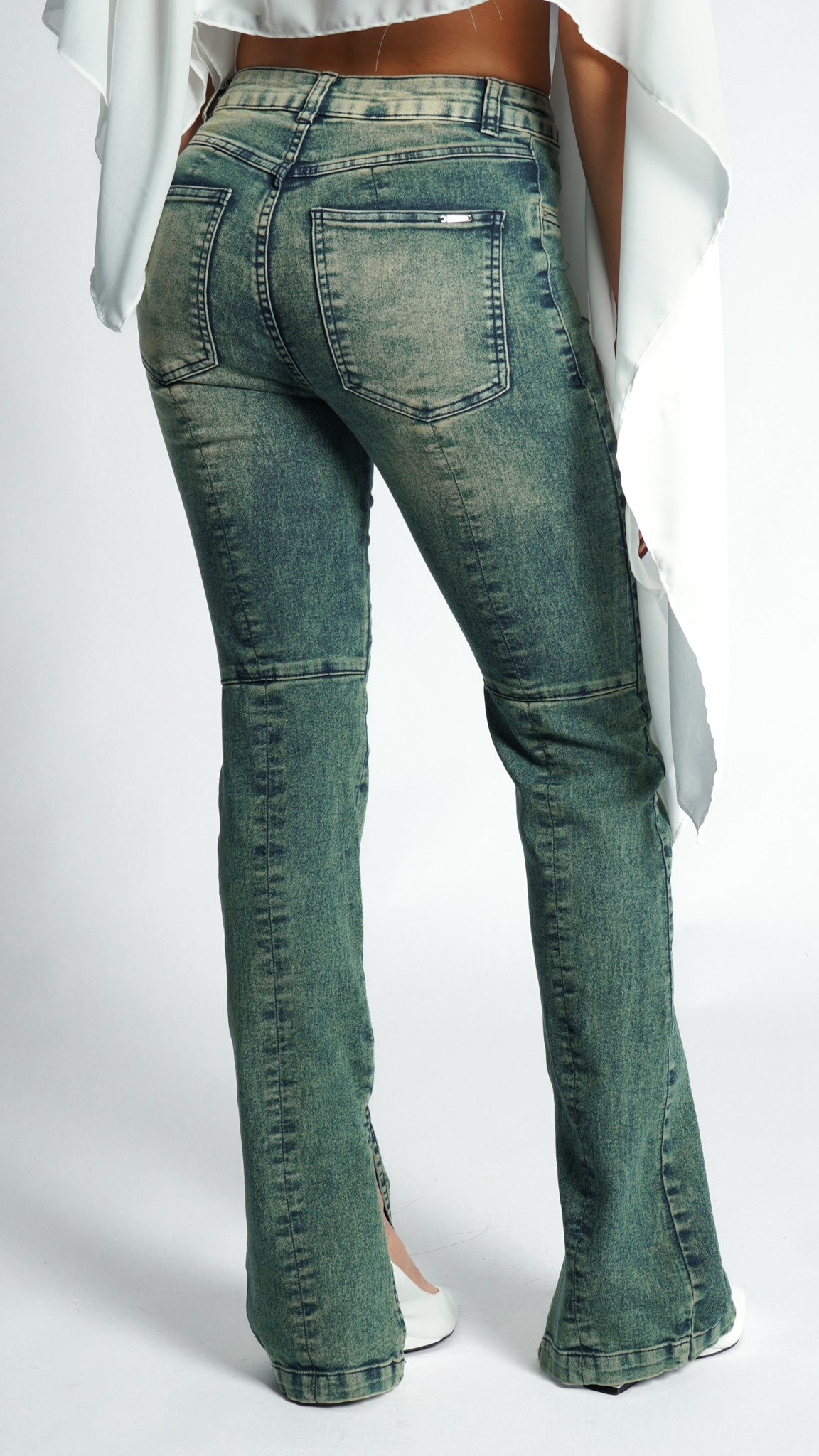 CALÇA JEANS BOOTCUT MERMAID