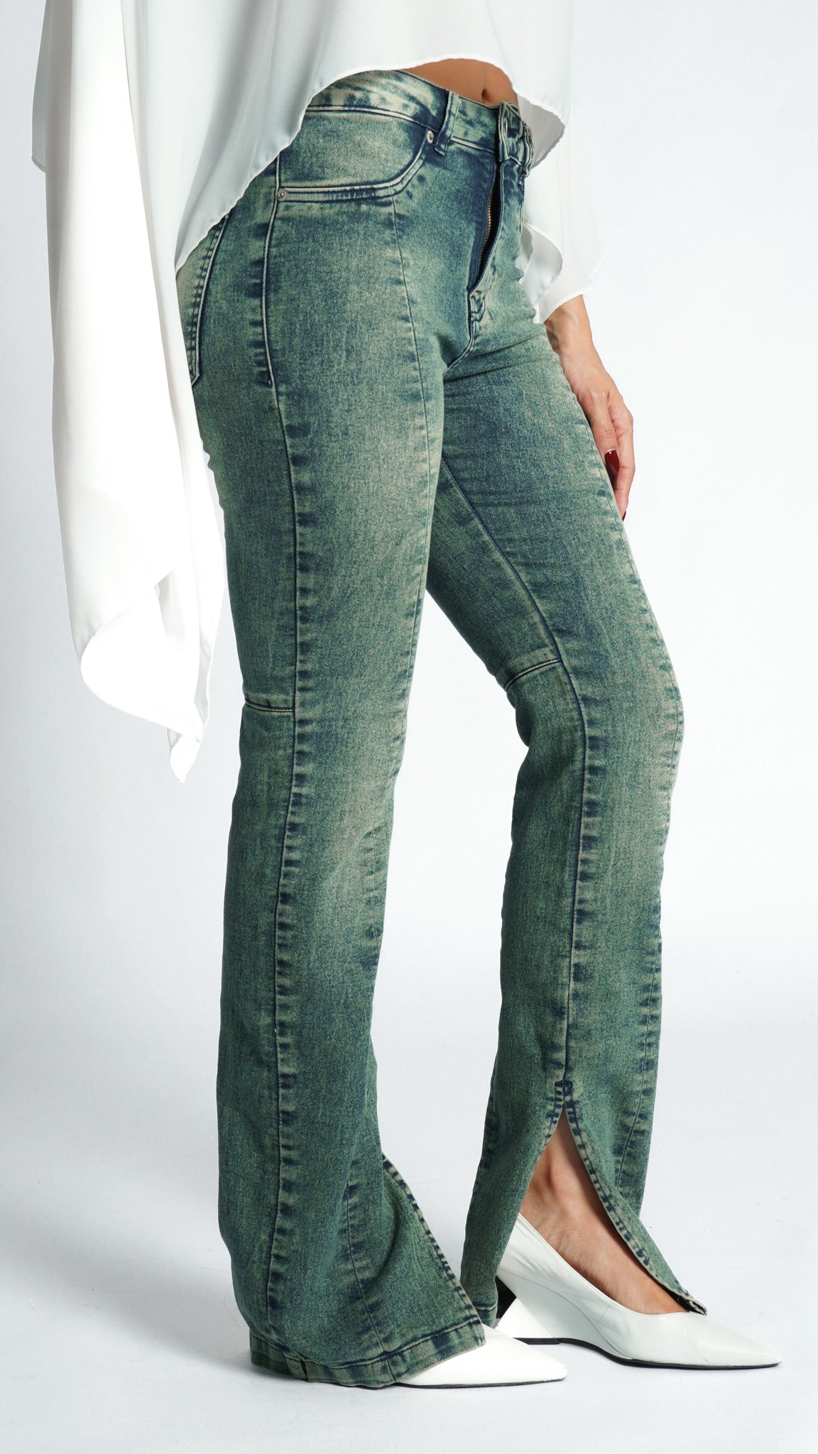 CALÇA JEANS BOOTCUT MERMAID