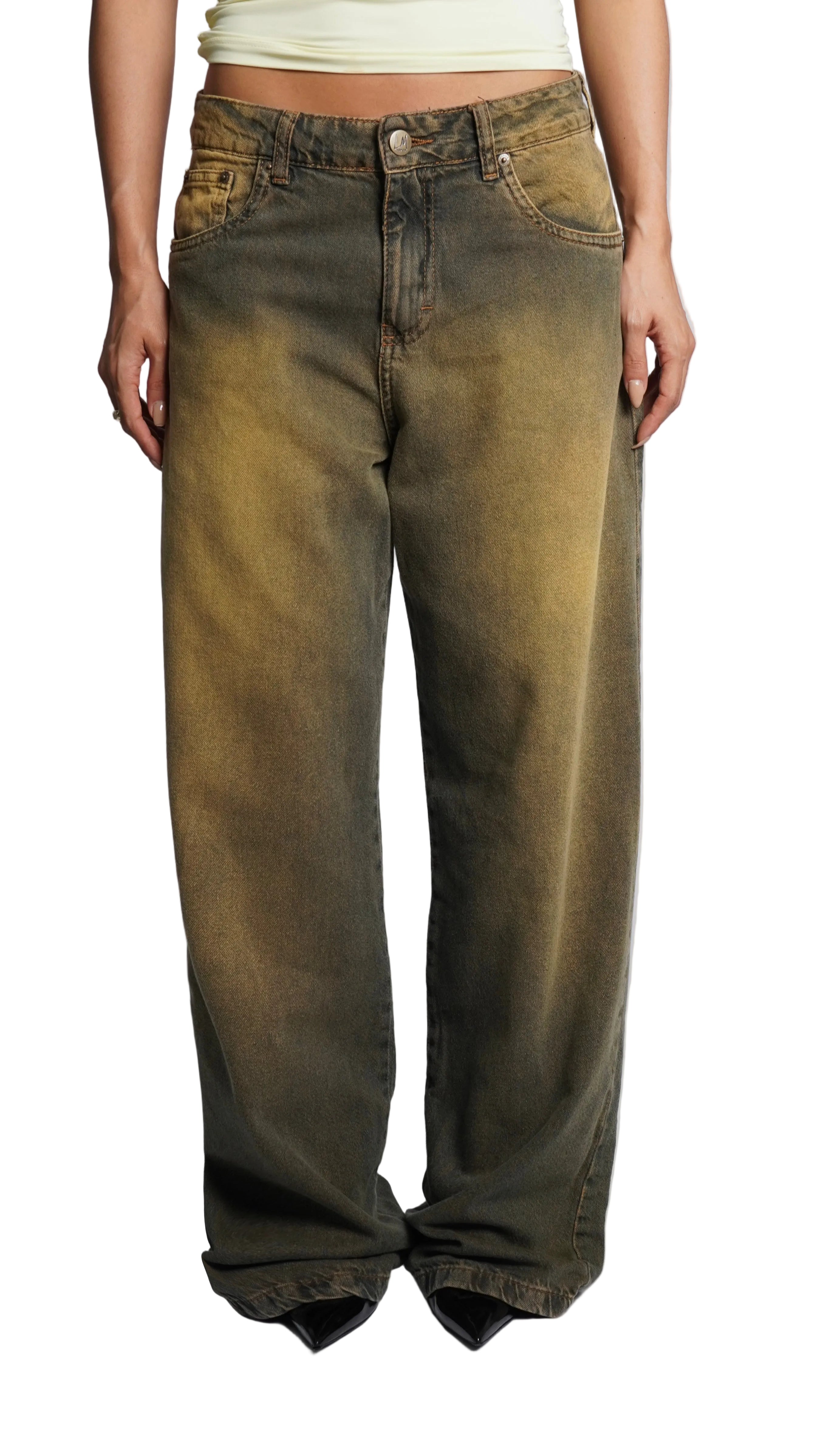 CALÇA JEANS OVERSIZED BRASIL