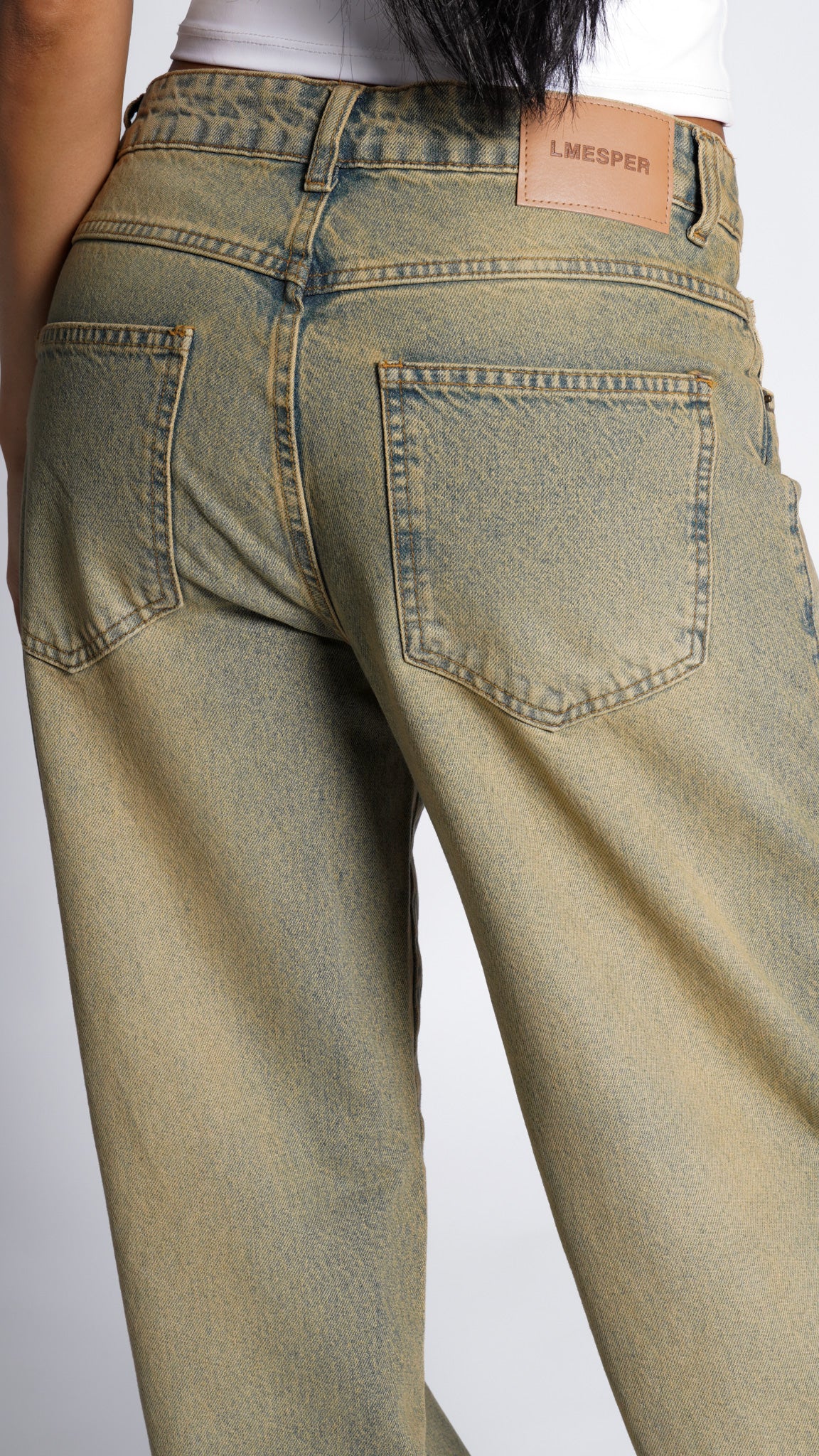 CALÇA JEANS OVERSIZED DUSTY