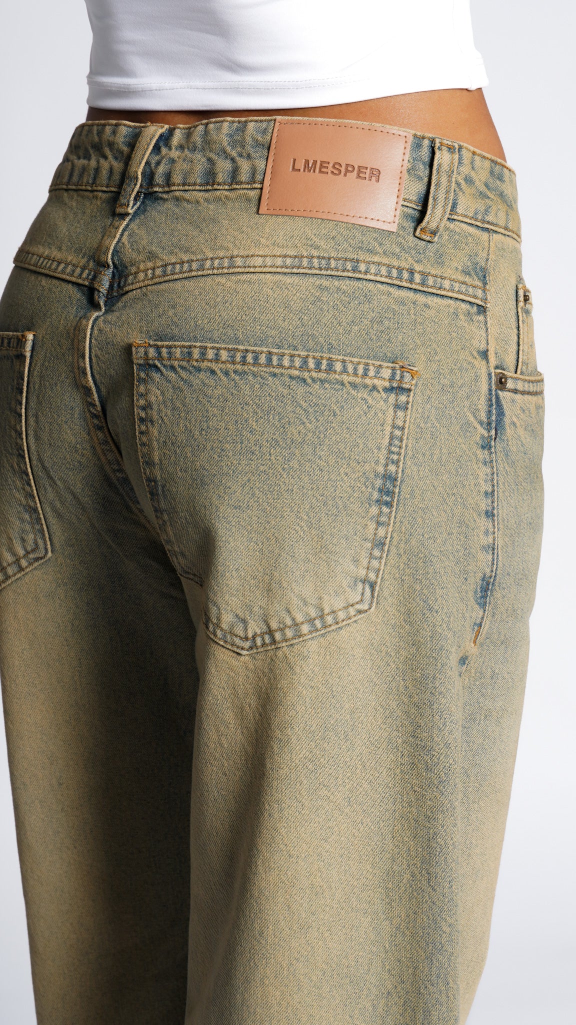 CALÇA JEANS OVERSIZED DUSTY