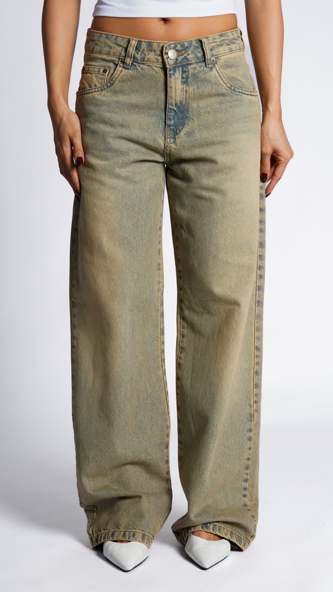 CALÇA JEANS OVERSIZED DUSTY