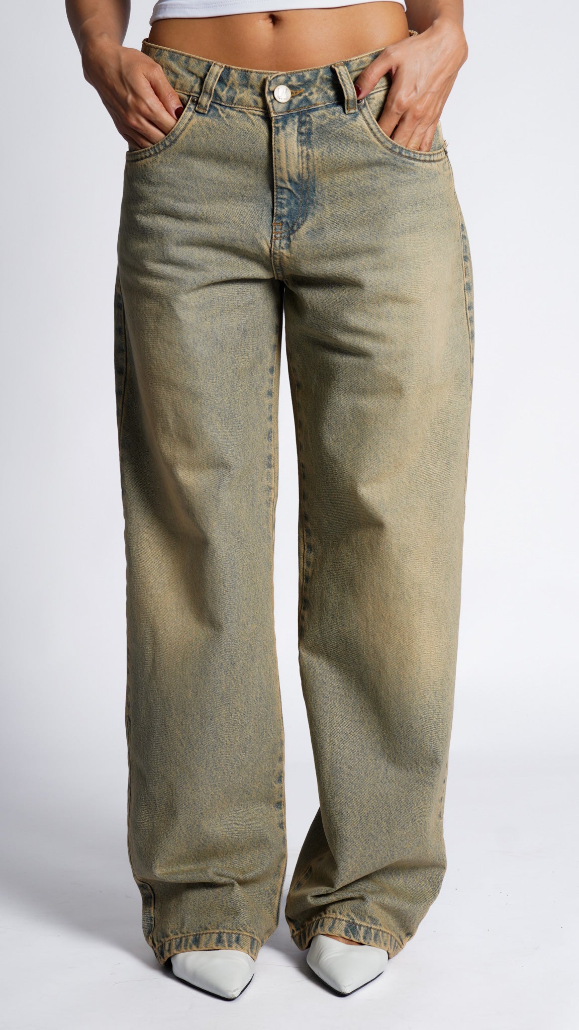 CALÇA JEANS OVERSIZED DUSTY