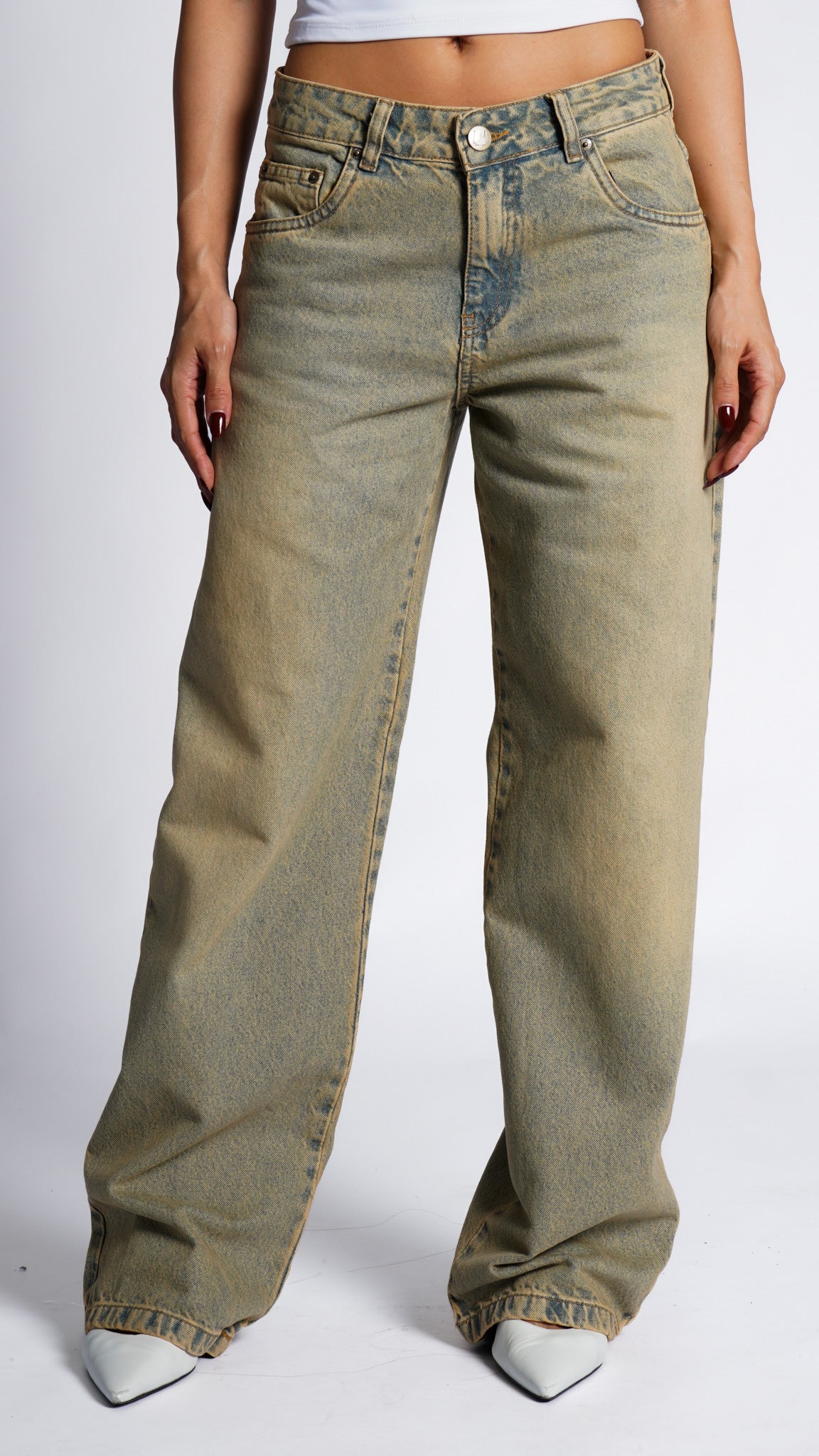 CALÇA JEANS OVERSIZED DUSTY