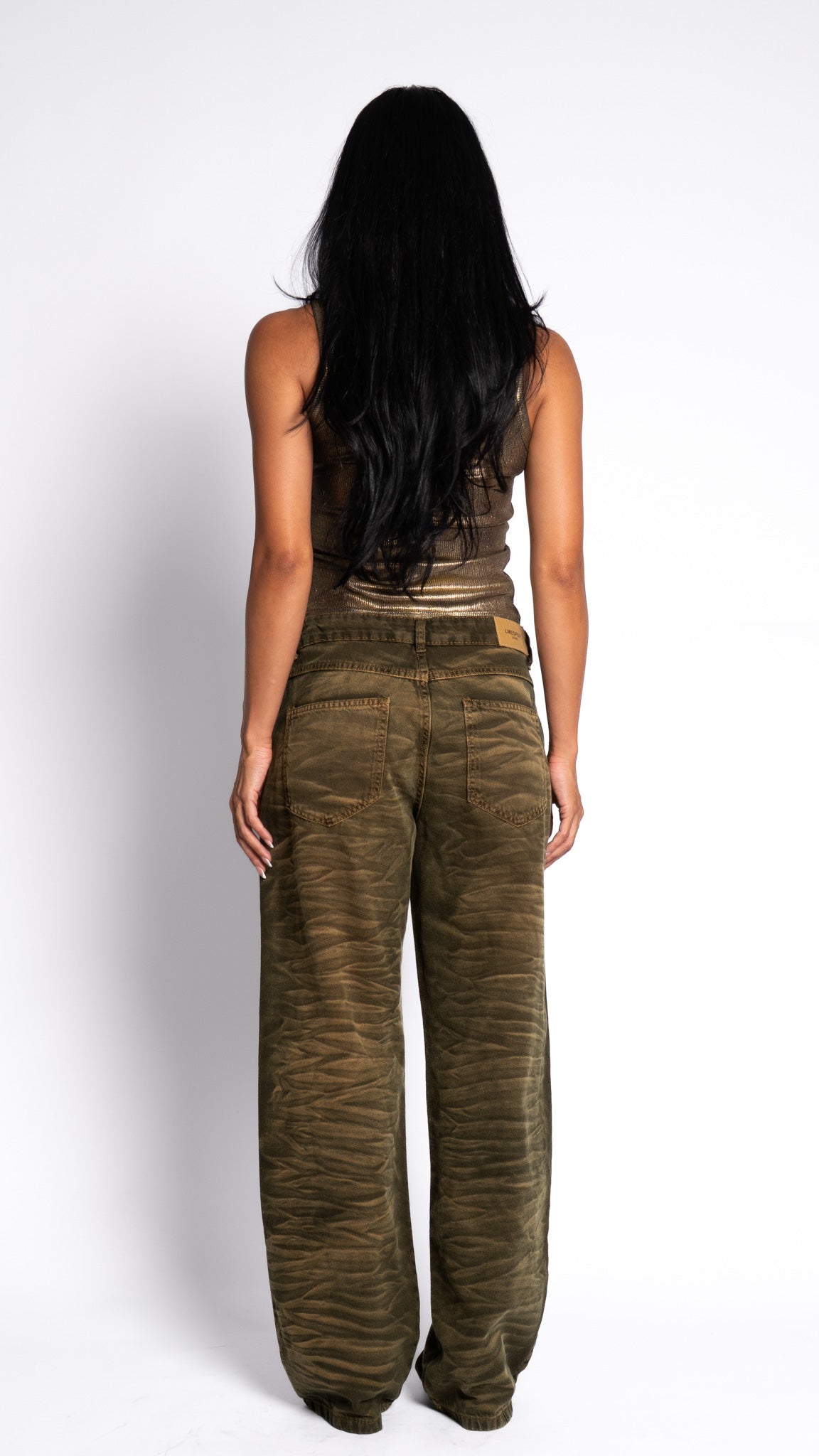 CALÇA JEANS OVERSIZED TIGER JUNGLE