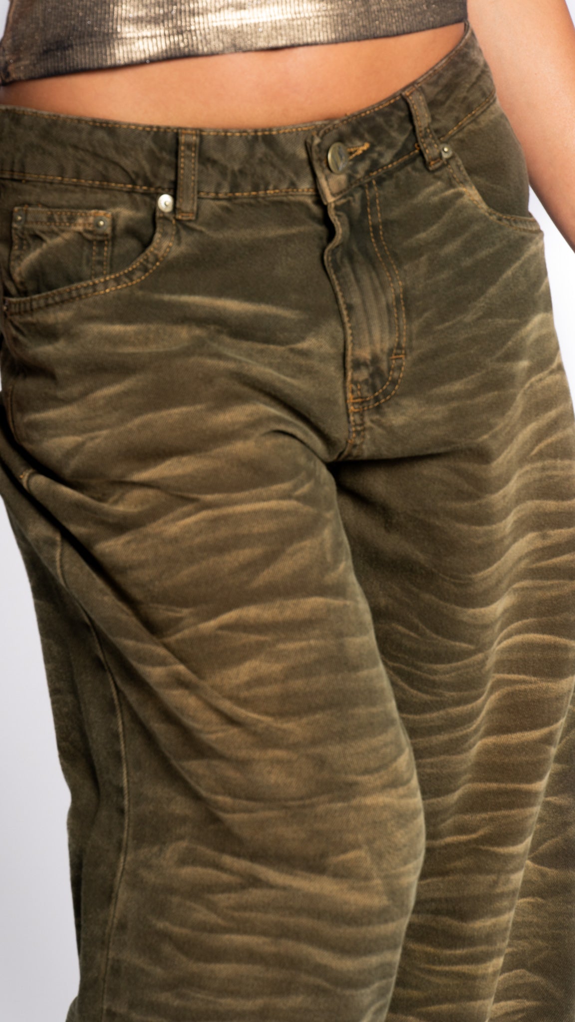 CALÇA JEANS OVERSIZED TIGER JUNGLE