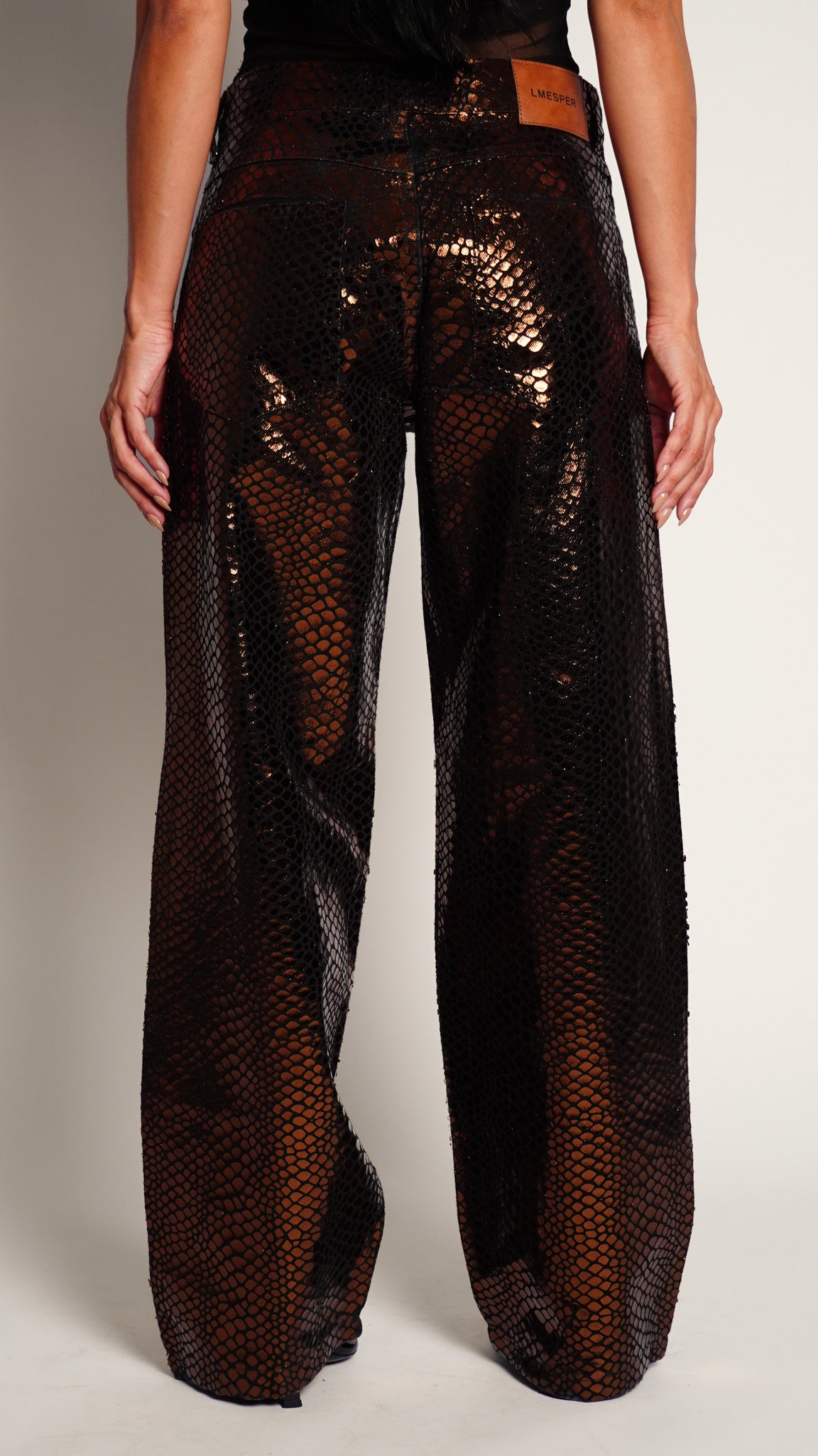 CALÇA JEANS PREMIUM PYTHON BRONZE