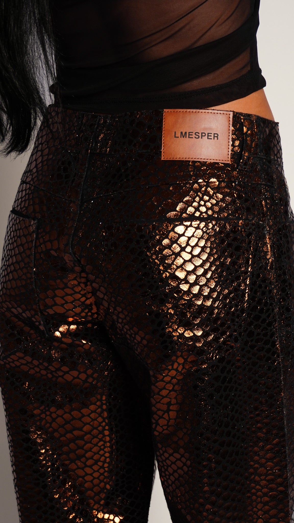 CALÇA JEANS PREMIUM PYTHON BRONZE