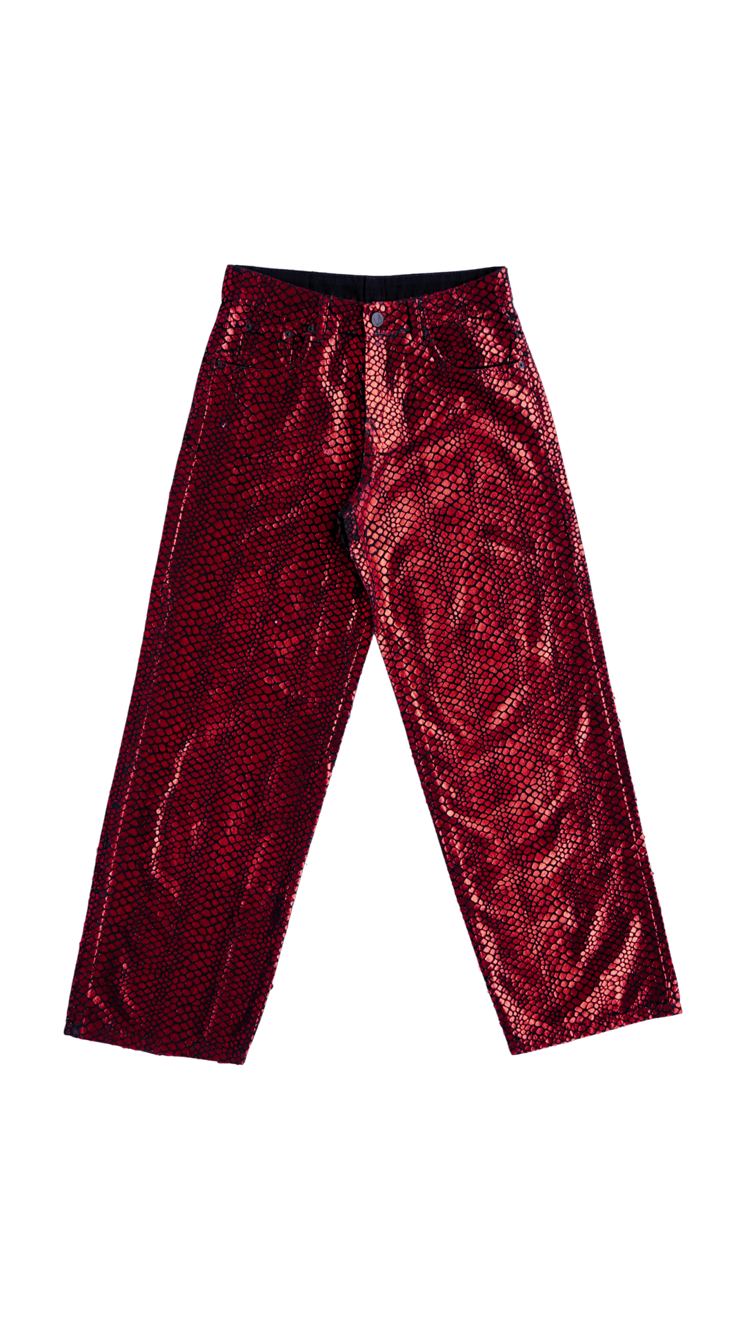 CALÇA JEANS PREMIUM PYTHON RED