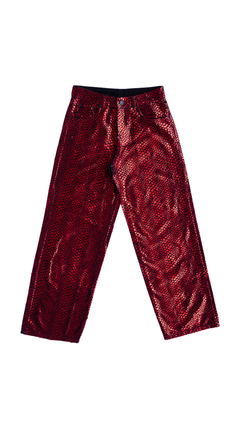 CALÇA JEANS PREMIUM PYTHON RED