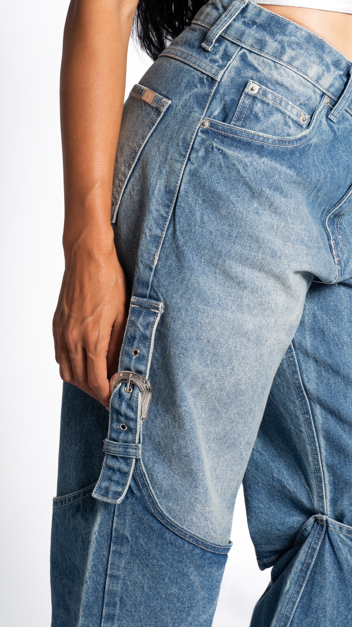 CALÇA JEANS RETA WESTERN