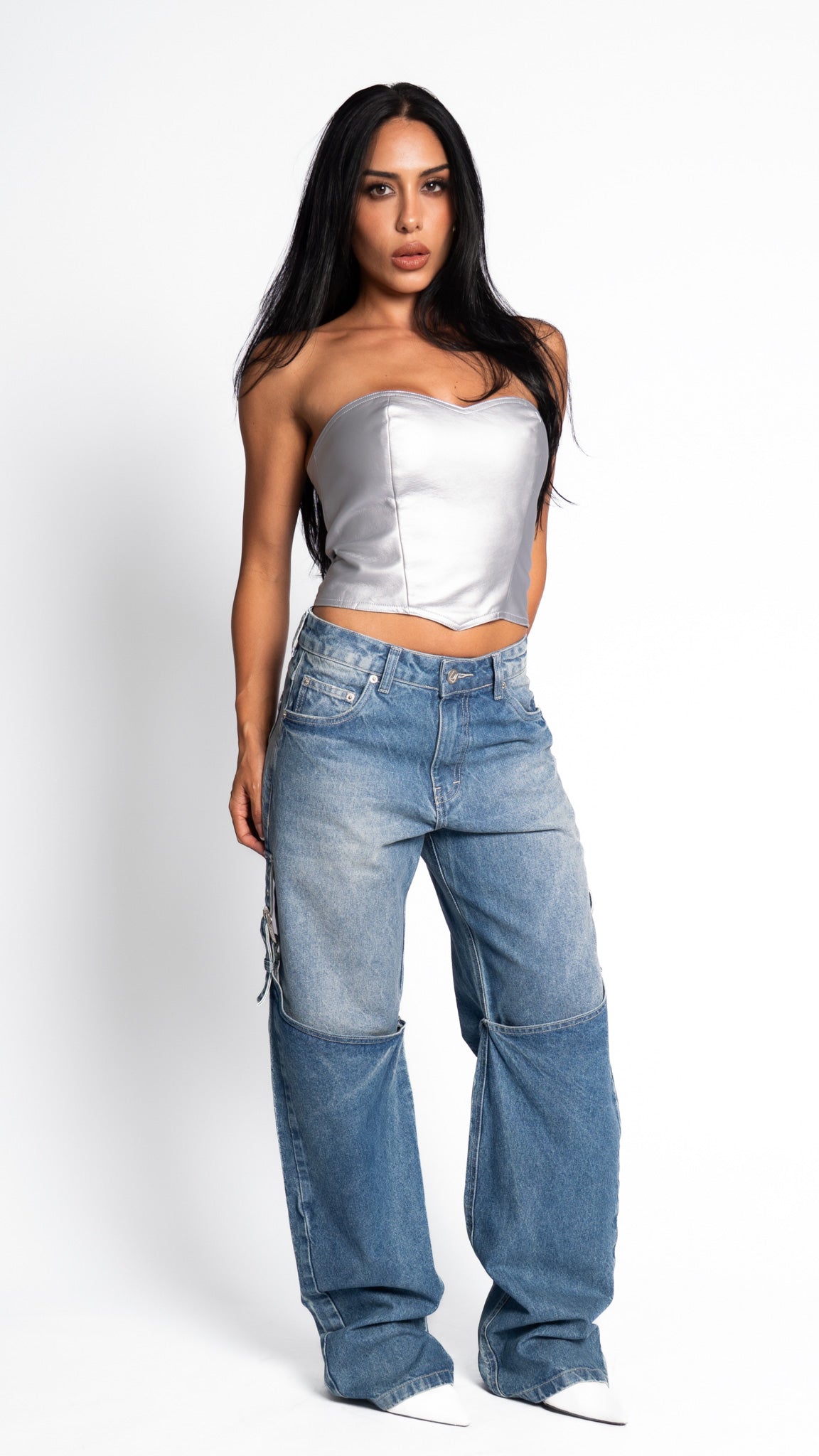 CALÇA JEANS RETA WESTERN