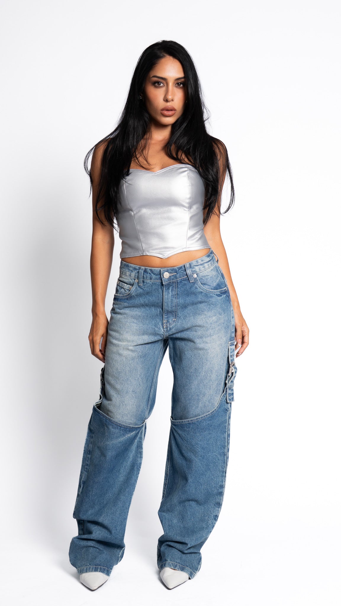 CALÇA JEANS RETA WESTERN